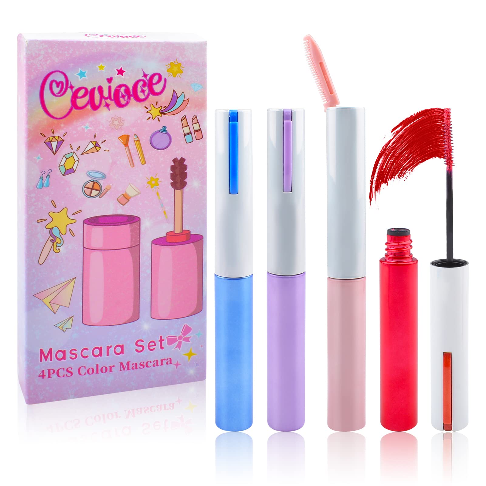 Cevioce Kids Makeup Eyeshadow Palette,35 Colors Makeup Kit for Girl,Highly  Pigmented Makeup Palette Eye