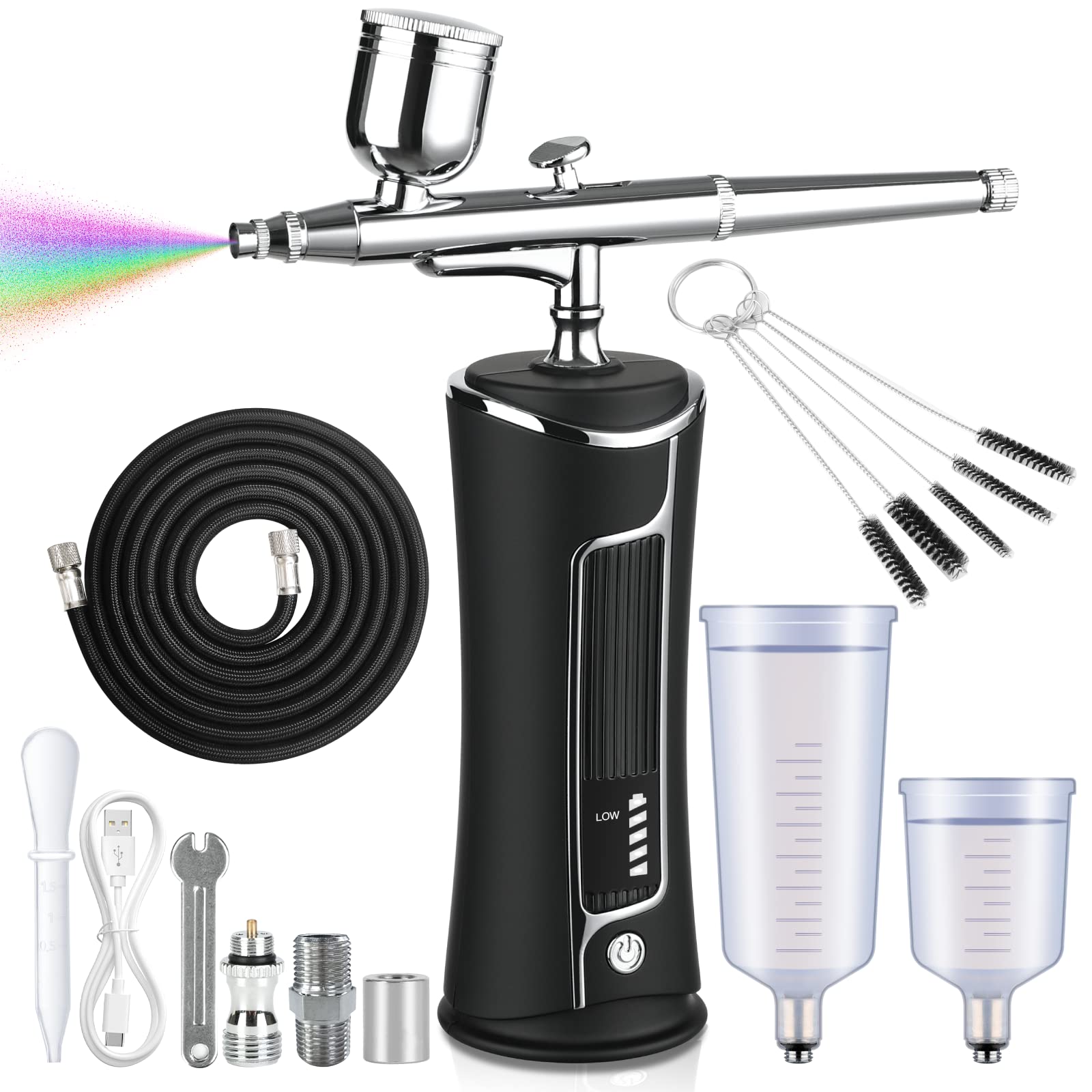 CONVELIFE Airbrush Kit, Cordless Mini Air Brush, New Zealand