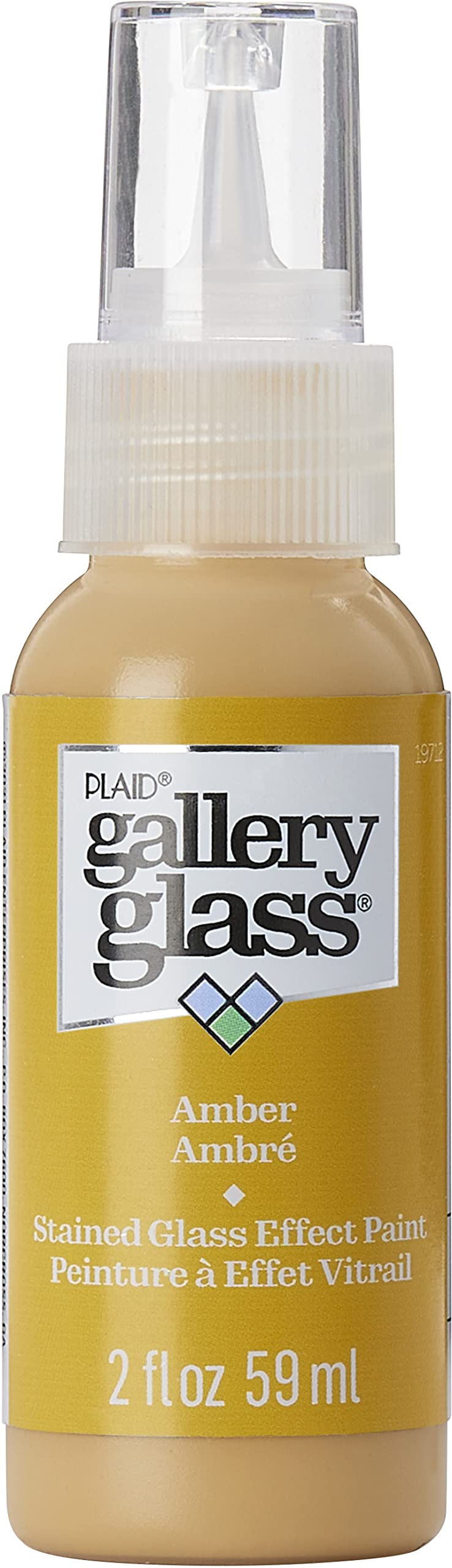 Gallery Glass, Bright White Stained Glass 2 fl oz Brilliant Smooth Finish  Paint, Perfect for Easy to Apply DIY Arts and Crafts, 19692