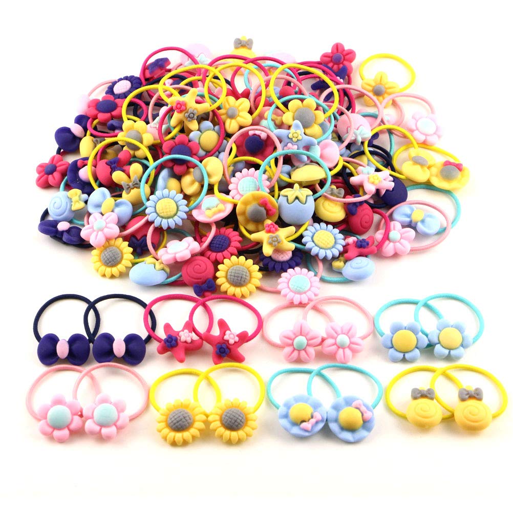 Plastic Telephone Wire Line Elastic Bands Hair Ties Scrunchy colored Rubber  Band | eBay