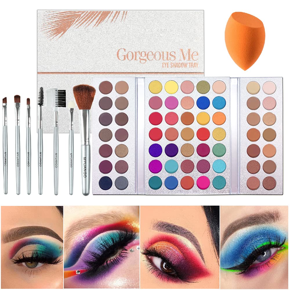 Beauty Glazed Eyeshadow Palette Gorgeous Me Colorgram Milk Bling Shadow Tray  With Press Powder, Shimmer, And Matte Colors Top Quality Cosmetics From  Ly_zhuimeng, $13.18
