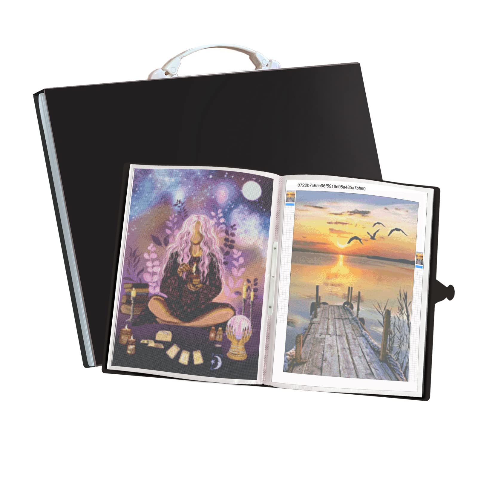 A3 Diamond Art Storage Diamond Painting Kits Combo Folderd for Diamond  Painting 30-Page Transparent Sleeve Large Capacity (30  pages30.5x42.5cm(12x16.7inch), Black) 30 pages30.5x42.5cm(12x16.7inch) Black