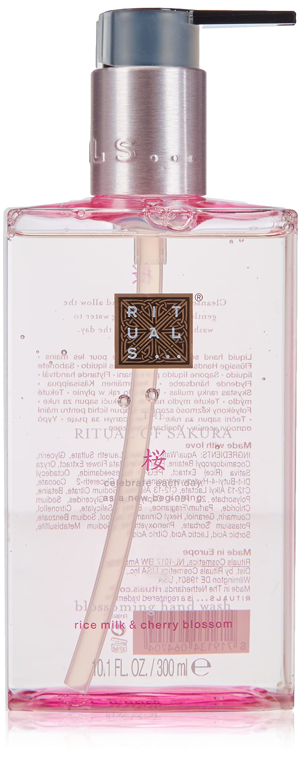 RITUALS Sakura Hand Wash - Liquid Hand Soap with Rice Milk & Cherry Blossom  - 10.1 Fl Oz