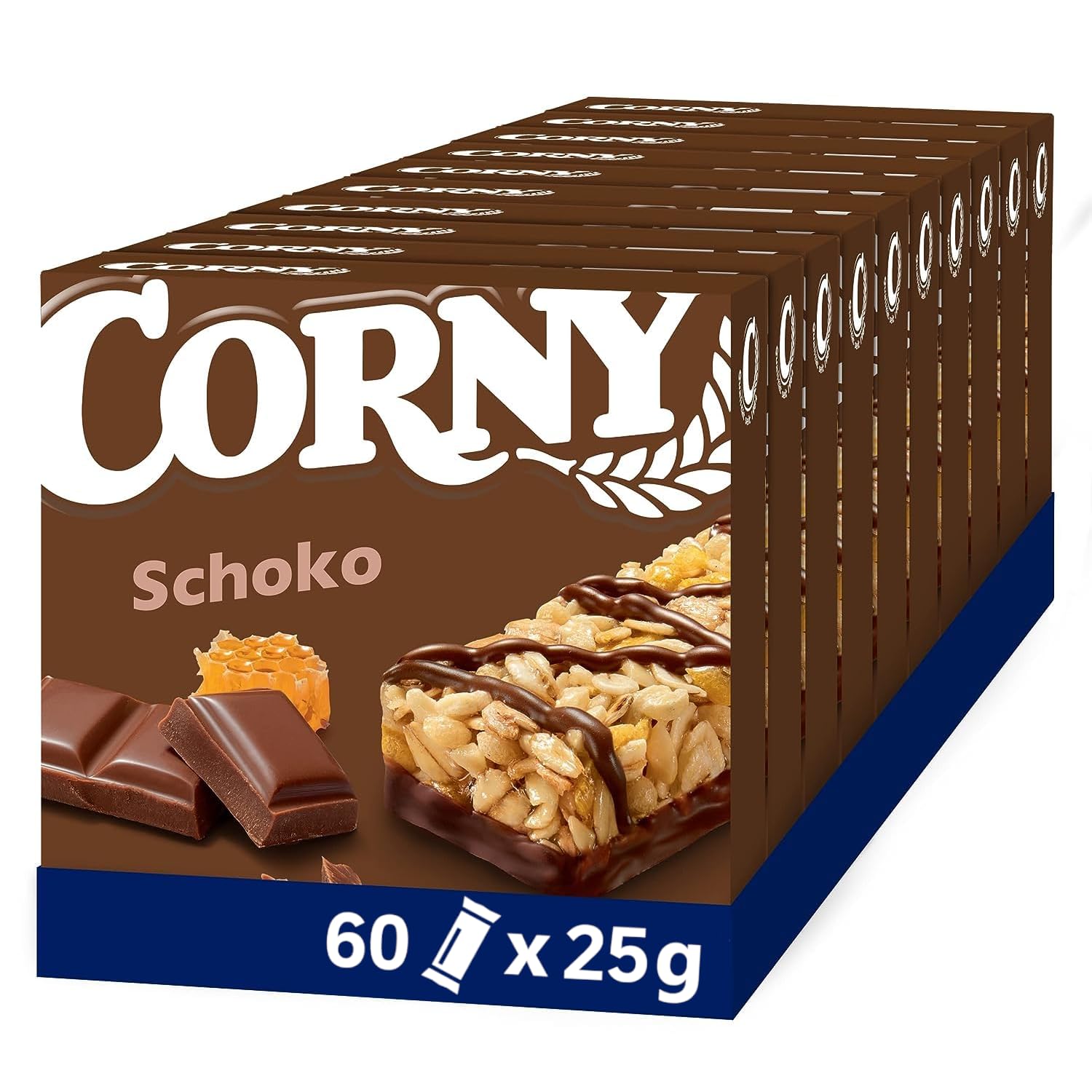 Buy Corny Classic Chocolate Cereal Bars 60 X 25g Delicious 
