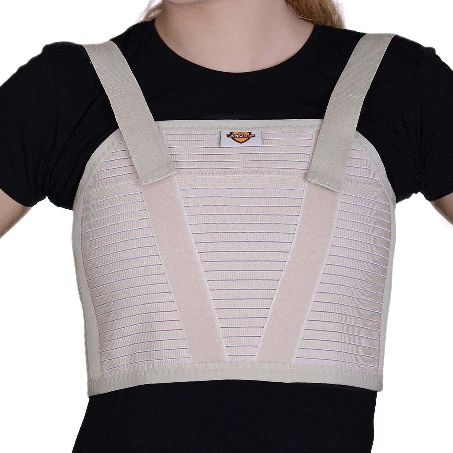 Armor Adult Unisex Chest Support Brace to Stabilize the Thorax after Open  Heart Surgery, Thoracic Procedure, or Fractures of the Sternum or Rib Cage,  Tan Color, Size XX-Large, for Men and Women