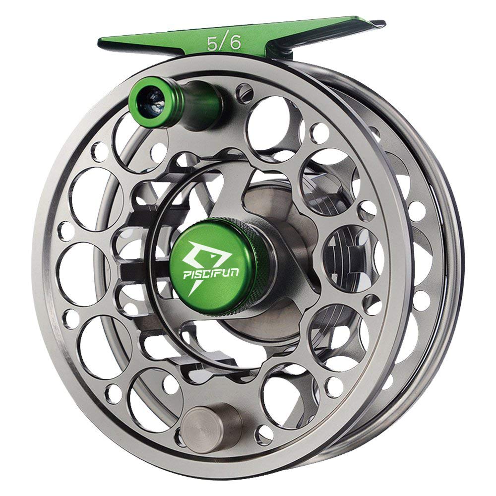 PISCIFUN Sword Fly Fishing Reel 3/4, 5/6, 7/8, 9/10-Weight