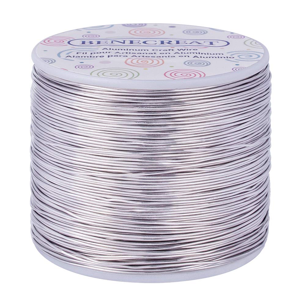 BENECREAT 20 Gauge 770FT Tarnish Resistant Jewelry Craft Wire Bendable  Aluminum Wire Sculpting Metal Wire for Jewelry Craft Beading Work, Model  Frame - Primary Color 20 Gauge (0.8mm)