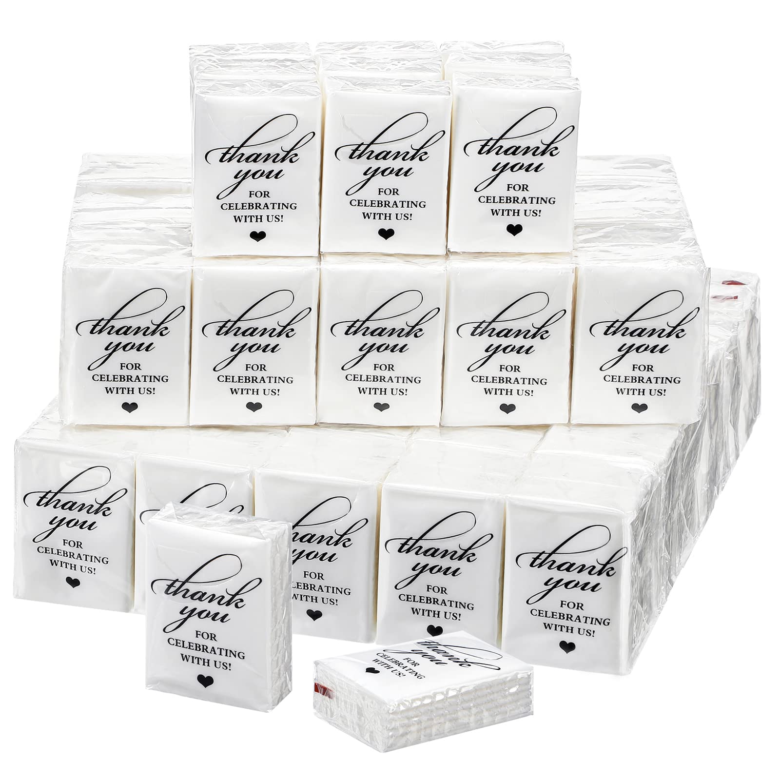 Wedding Tissues Packs For Guests- Set of 20- For Bangladesh