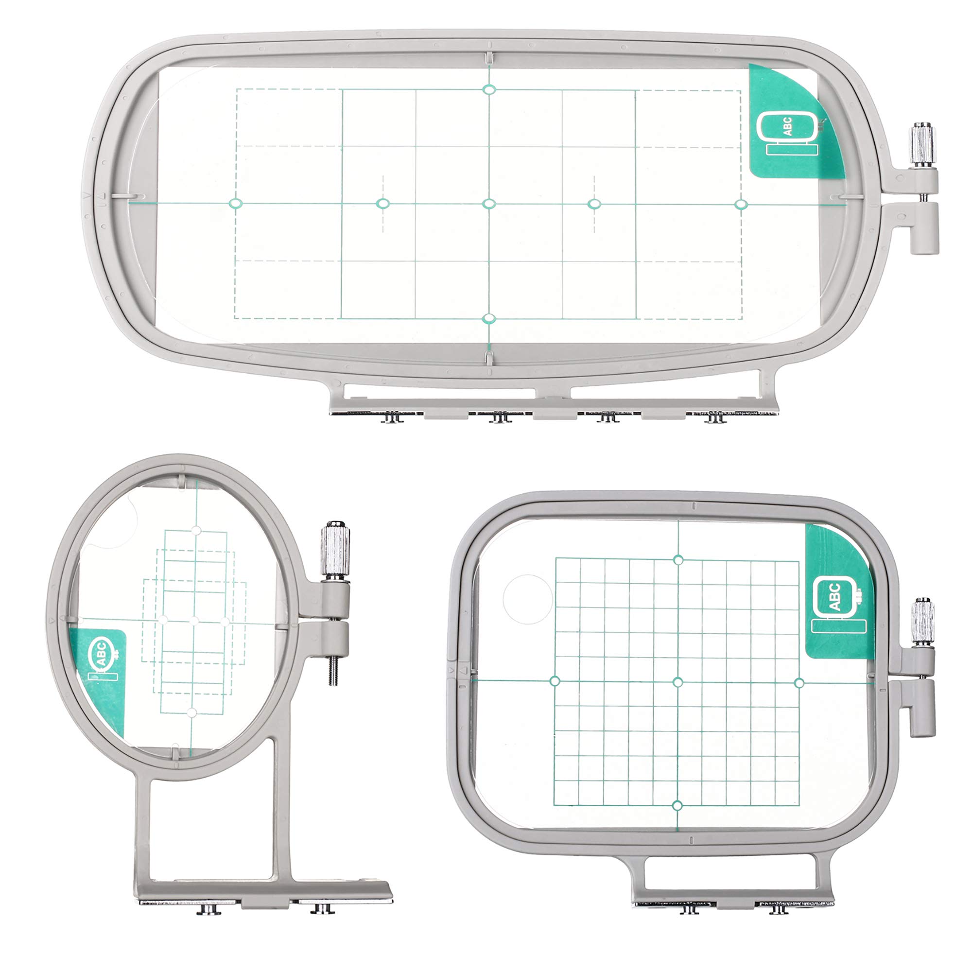 1SET -3PCS Embroidery Hoop fit for Brother PE500, HE1, HE-120, HE-240,  LB-6770