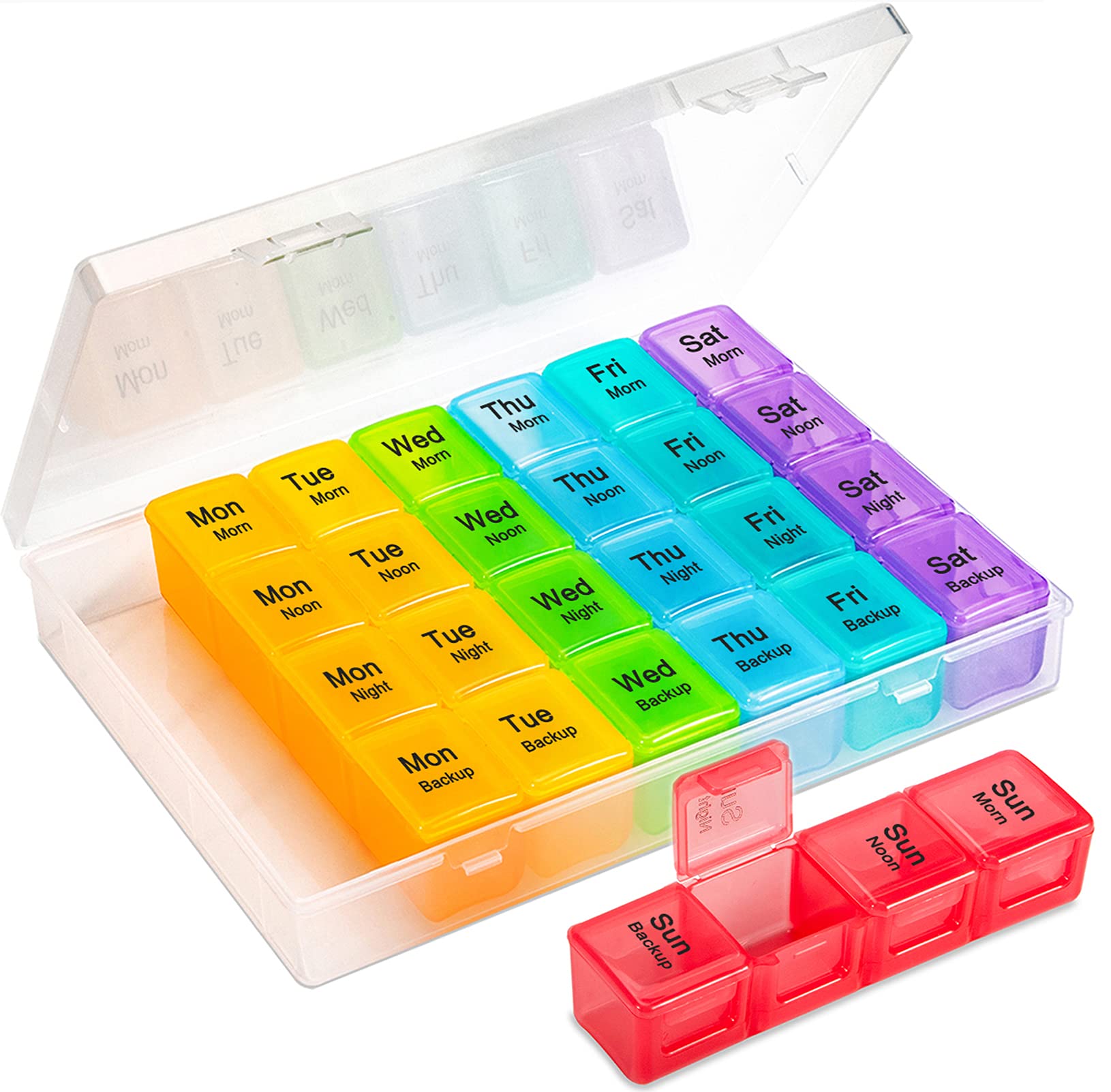 in Stock Pill Case Waterproof Different Pill Organizer 2 Times Day