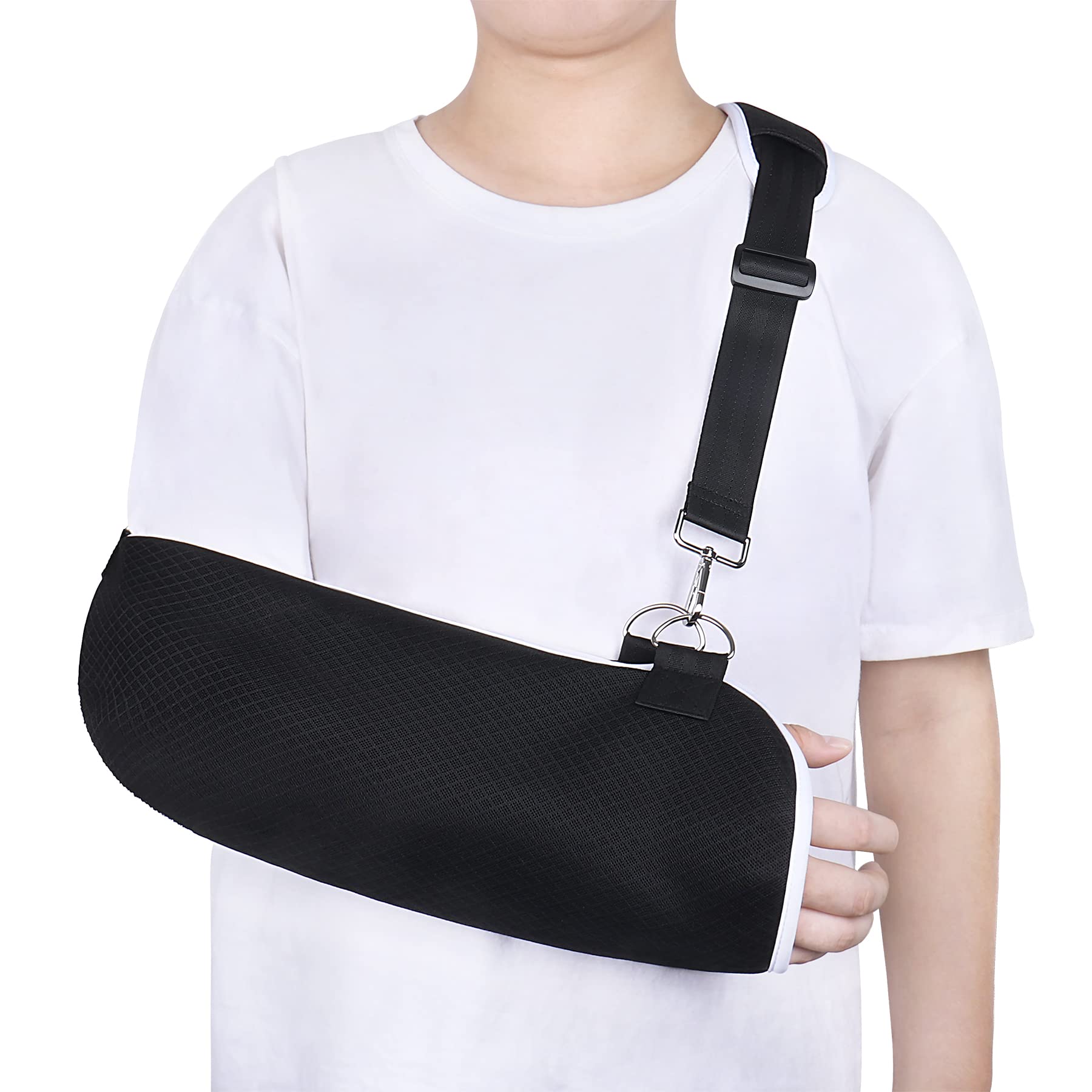 Breathable Arm Sling For Shoulder Injury – Adjustable Shoulder Support For Broken Wrist, Elbow, Dislocated Shoulder