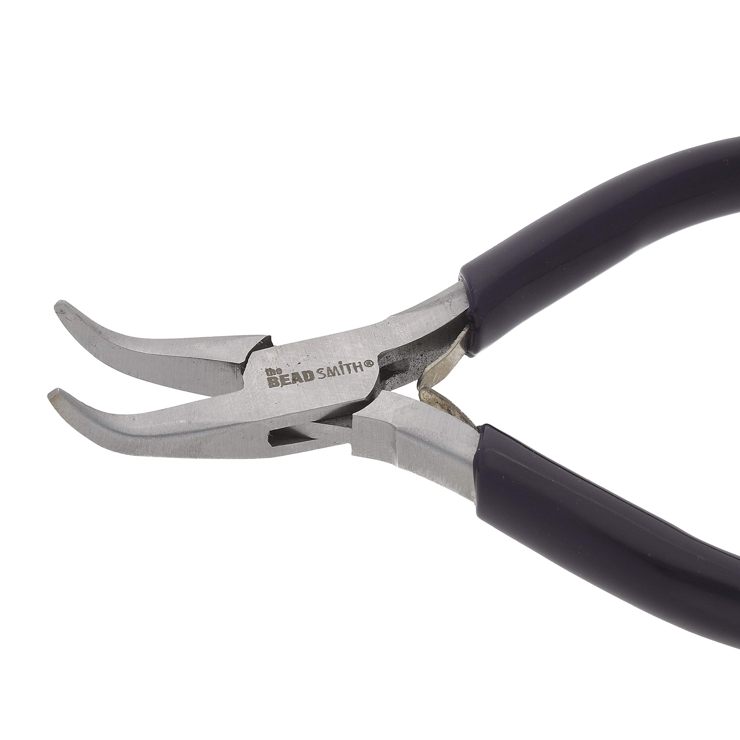 The Beadsmith Bent Chain-Nose Pliers for Crafting and Repair Jewelry Making  Supplies 1 Pack
