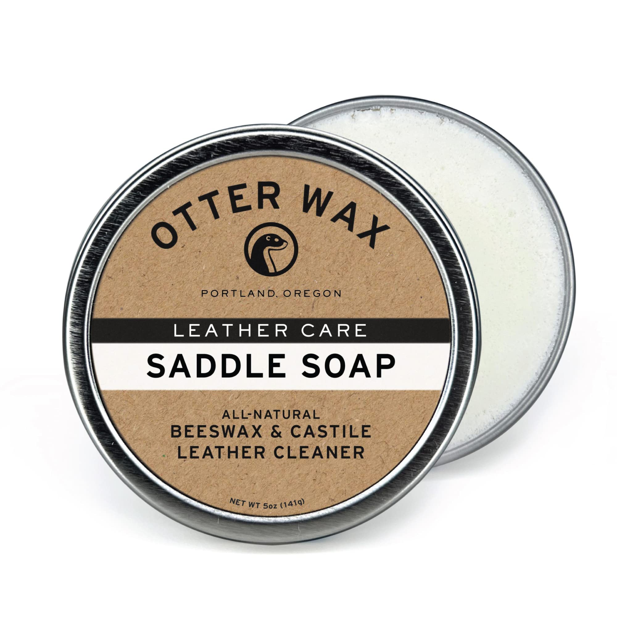  Otter Wax Saddle Soap, 5oz