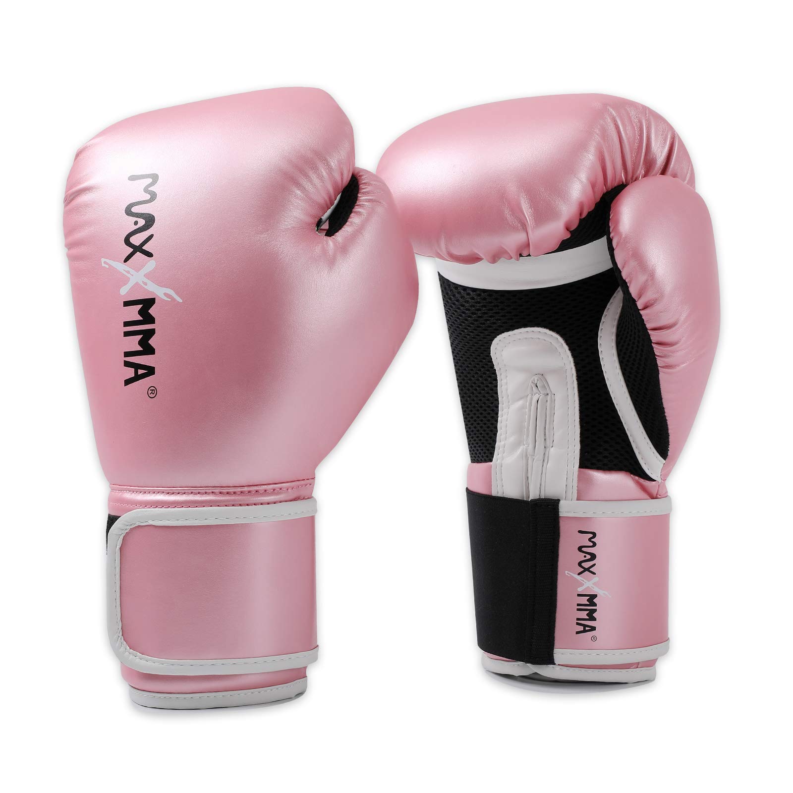 MaxxMMA Pro Style Boxing Gloves for Men and Women, Training Heavy Bag Workout Mitts Muay Thai