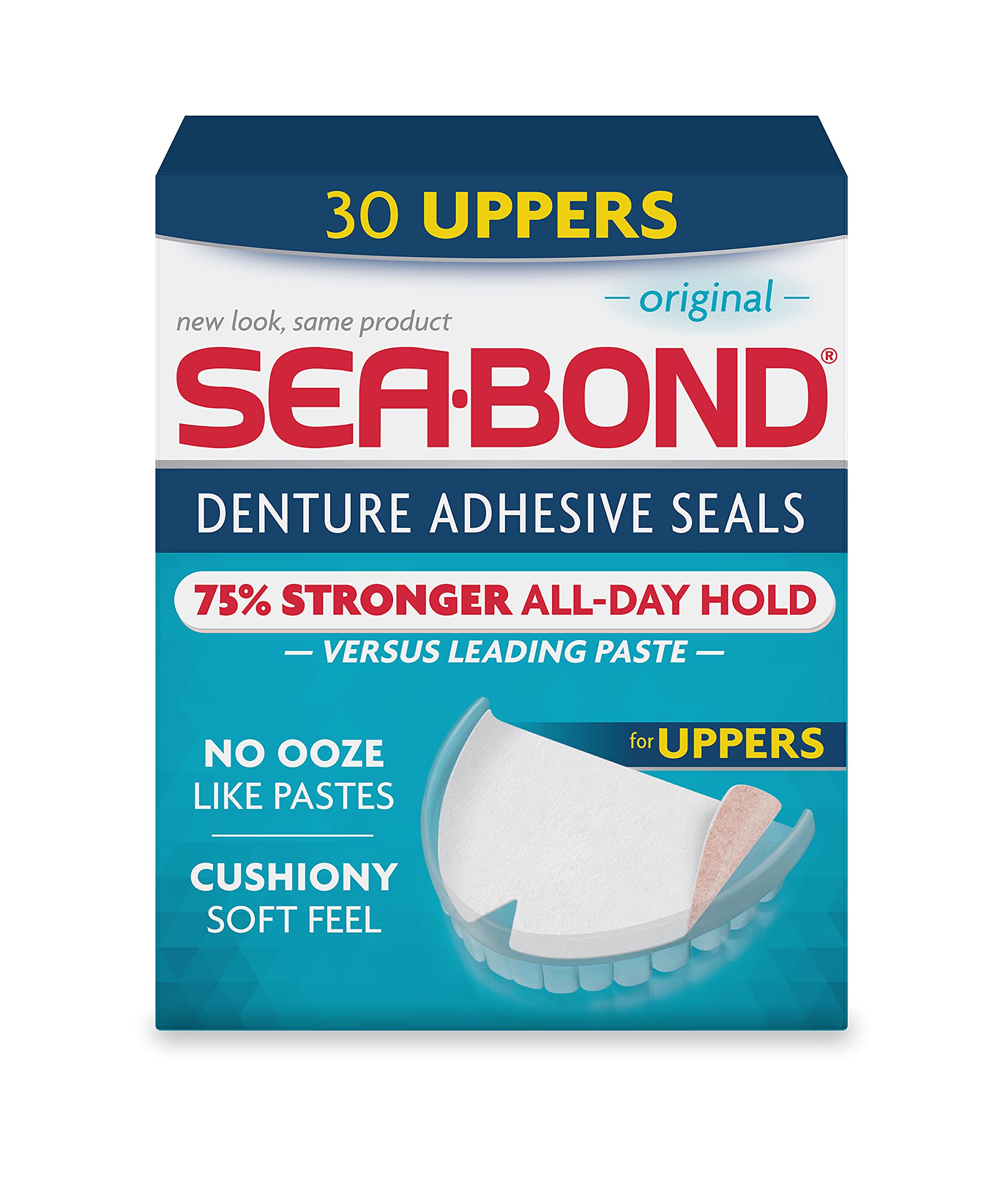  Sea Bond Secure Denture Adhesive Seals, Original
