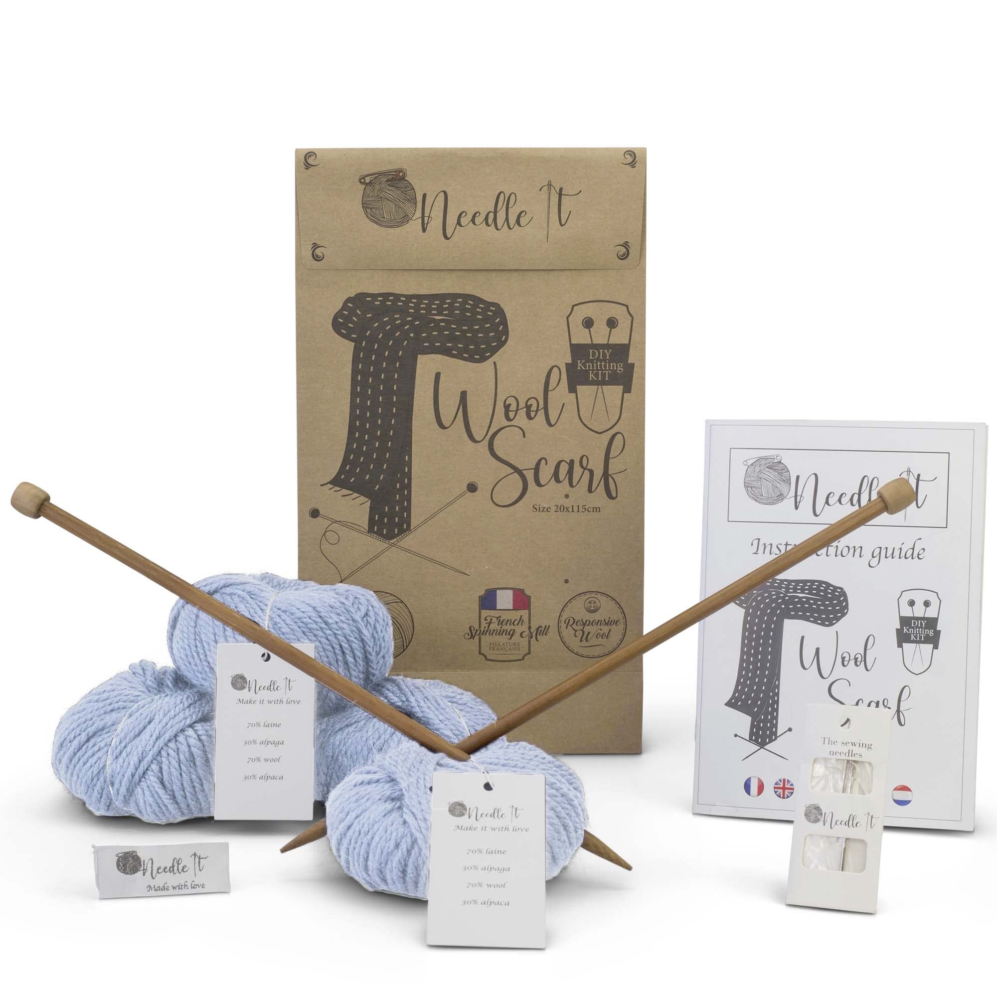 The Spinning Hand Learn to Knit Kit Best Knitting Kit for Beginners