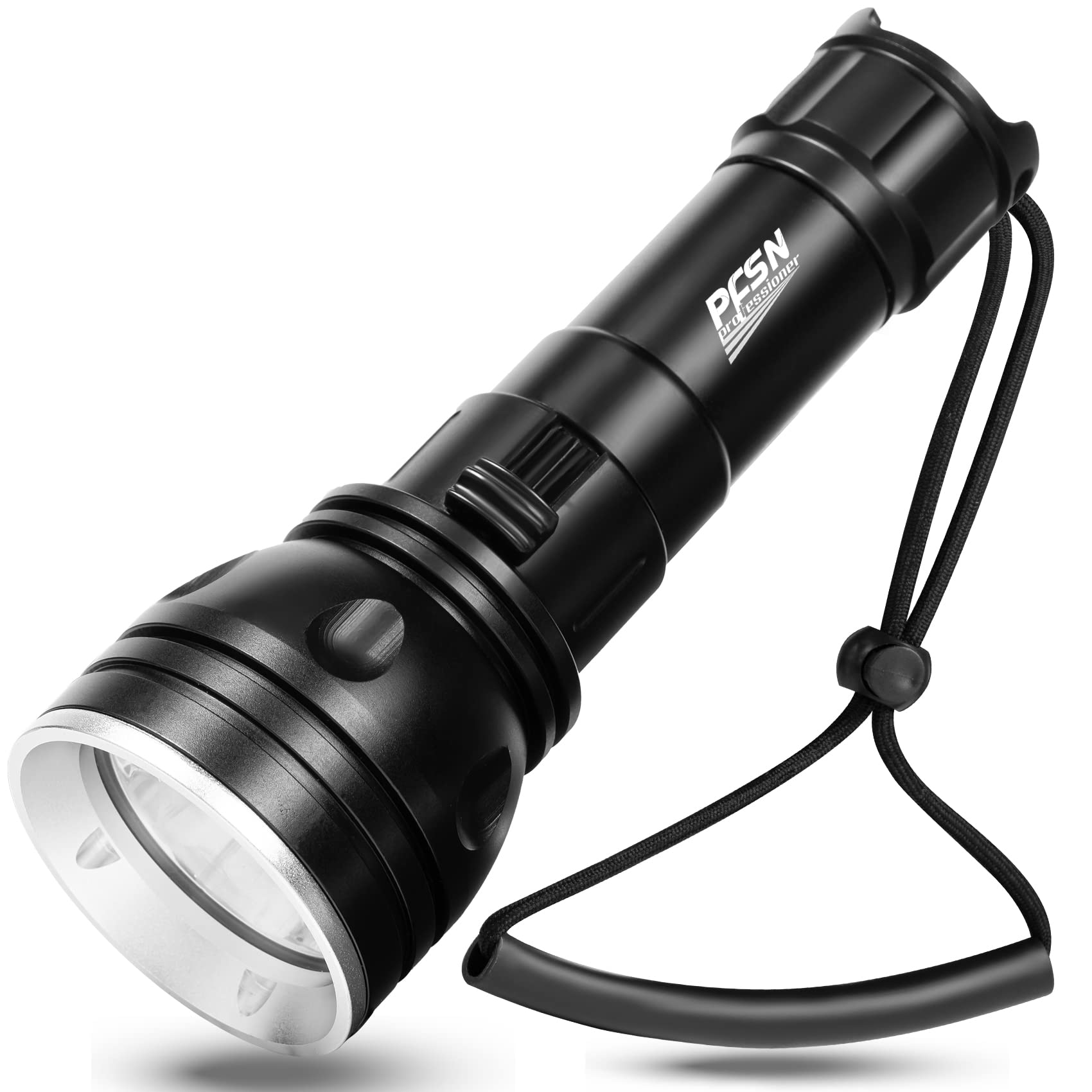 Scuba Diving Lights, PFSN DF-3000 Professional Underwater Flashlight 150m  Waterproof Dive Torch with Long Lasting