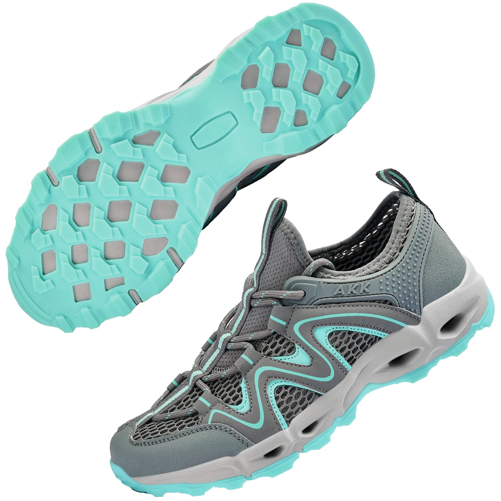 Water Shoes THICK-SOLE Quick Drying Swim Beach Aqua Shoe for Water Sport  Hiking