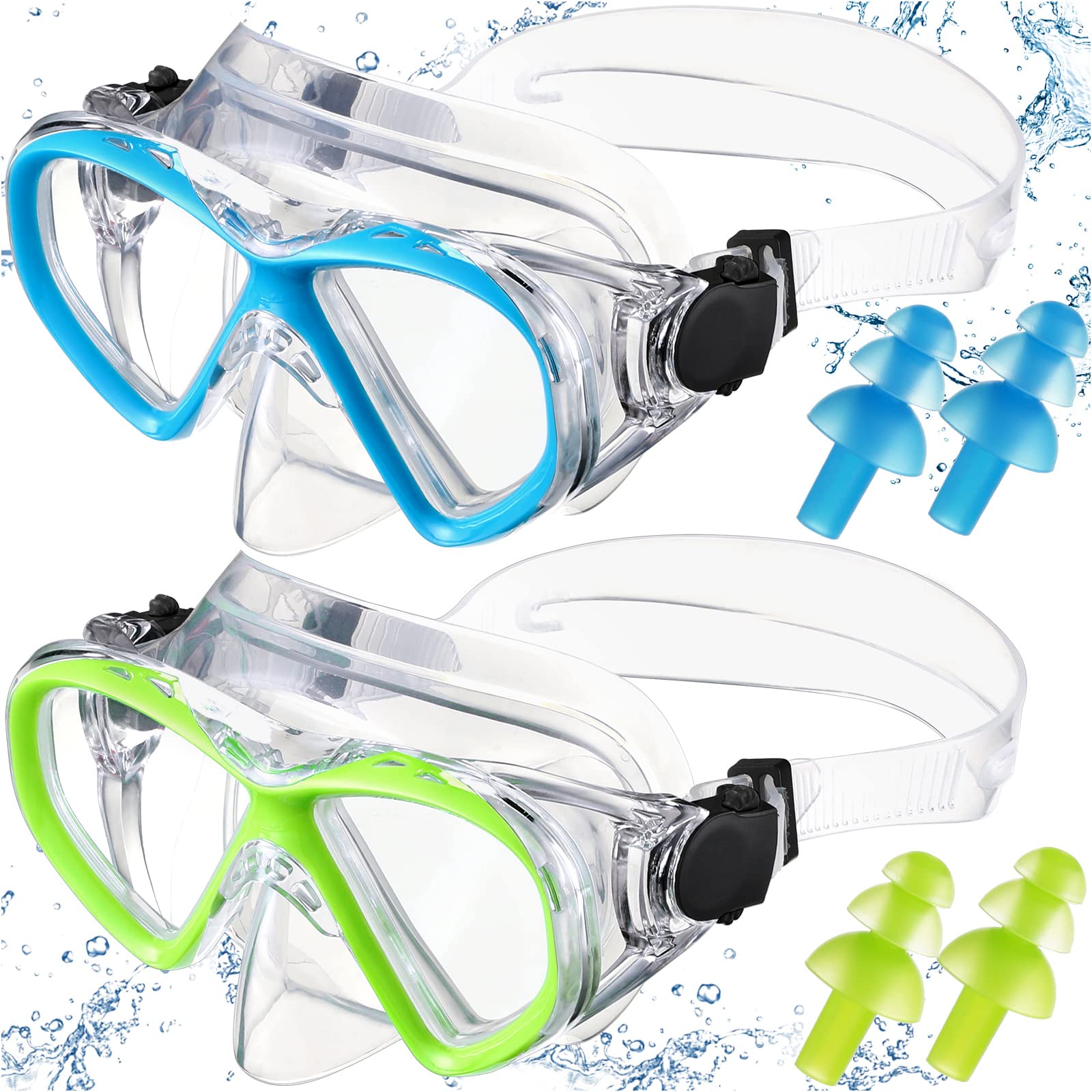 Occhialini Nuoto Per Bambini 2-14 Anni: Visione Panoramica E Antiappannamento Per Divertirsi In Acqua!