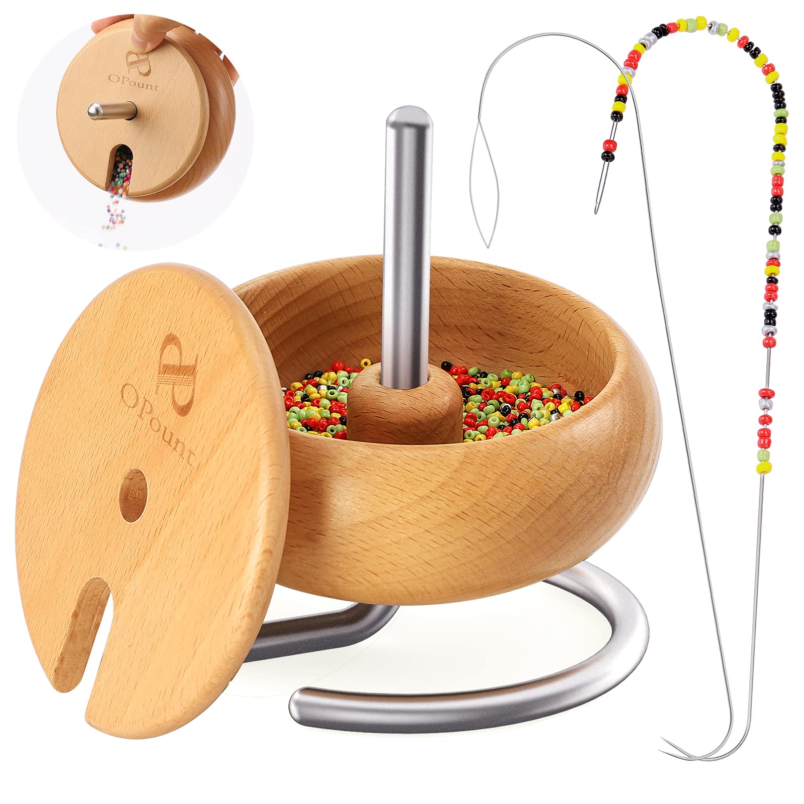  PP OPOUNT 24416 PCS Bead Spinner Kit with Large Numble