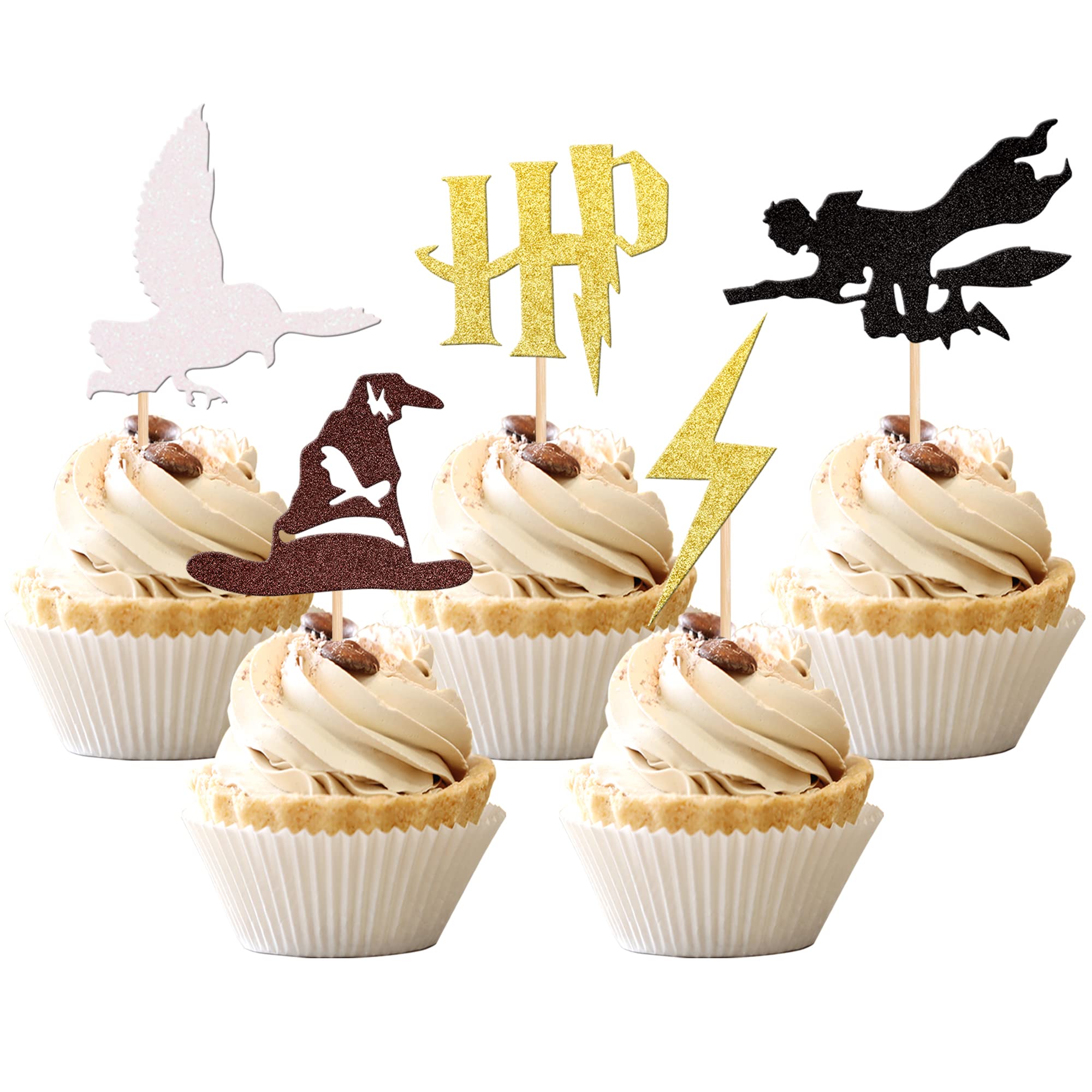 32 Super Cute Decorations for Harry Potter Party Supplies - Cake Topper for Harry  Potter Birthday Party Supplies - Cupcake Topper for Harry Potter Party -  Cake …