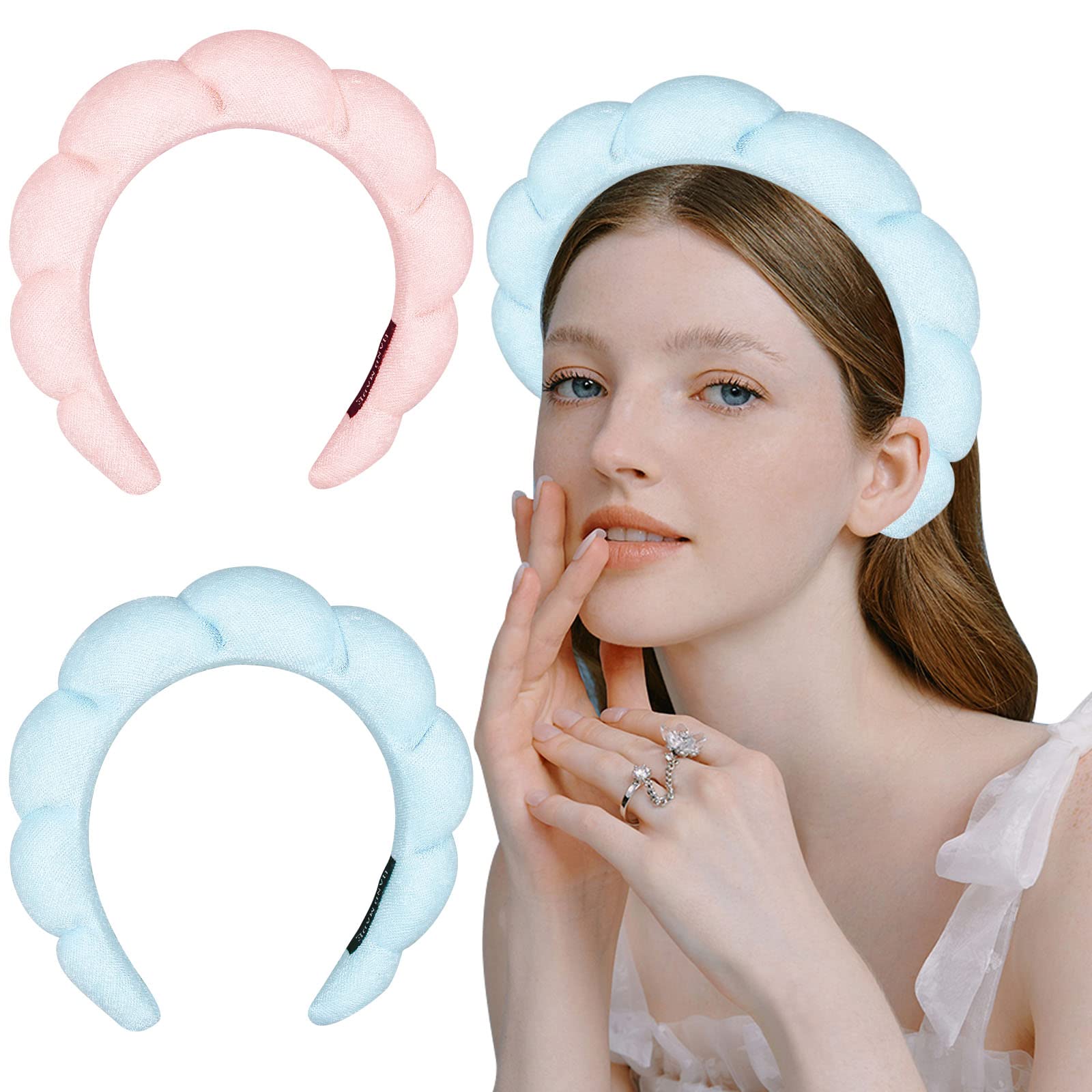 Headband Women Sponge Spa Headband Washing Face Makeup