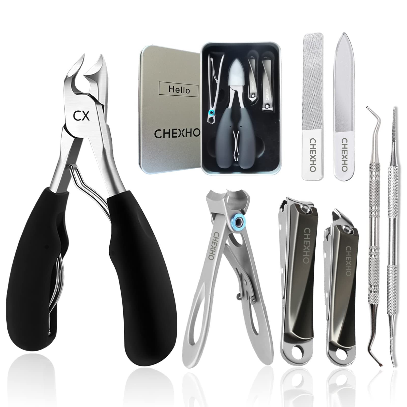 Nail Clippers for Thick Nails,Large Toenail Clippers for Ingrown Toenails  or Thick Nails for Men,Women, Seniors,Adults. Professional Stainless Steel
