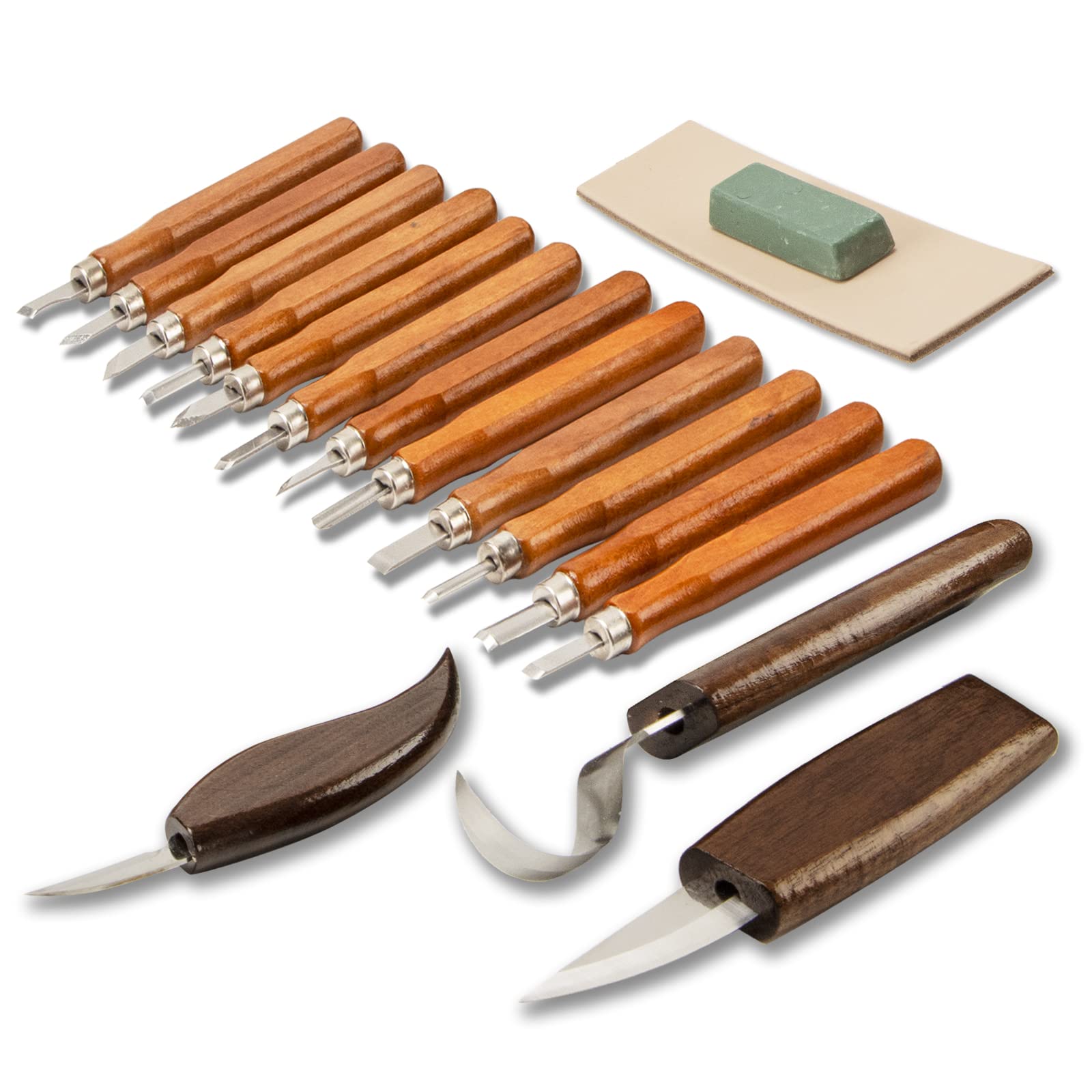 Wood Carving Tools Kit Wood Carving Knife Set For Beginners 12 Hand Carving  Knife Set - Multipurpose Sculpting Soap Pumpkin Carving