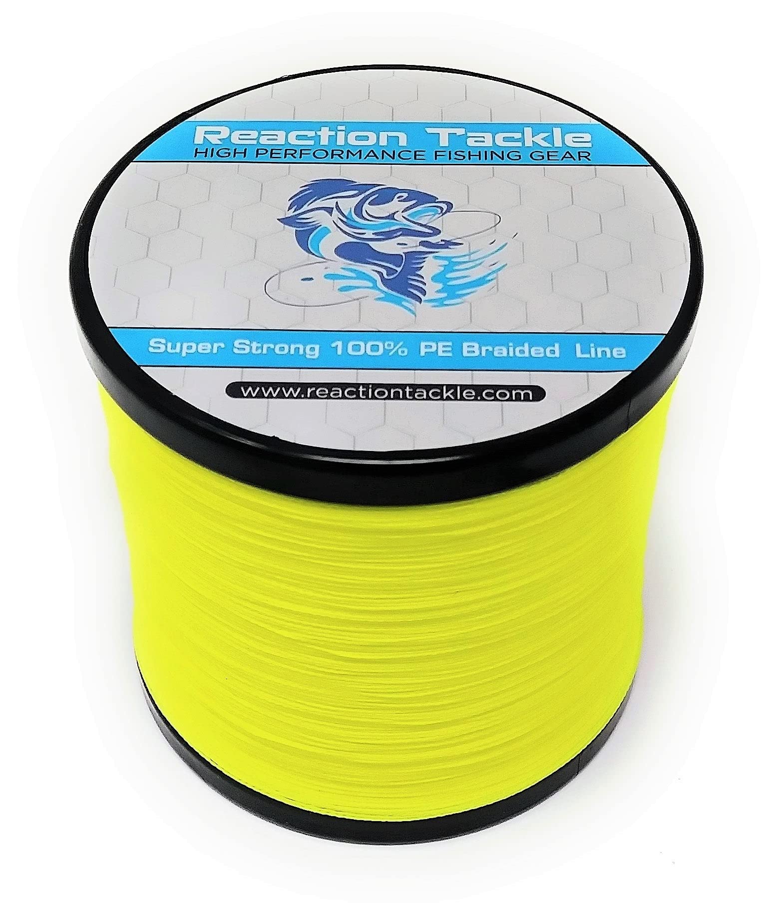 Reaction Tackle Braided Fishing Line - Pro Grade Power Performance for  Saltwater or Freshwater - Colored Diamond Braid