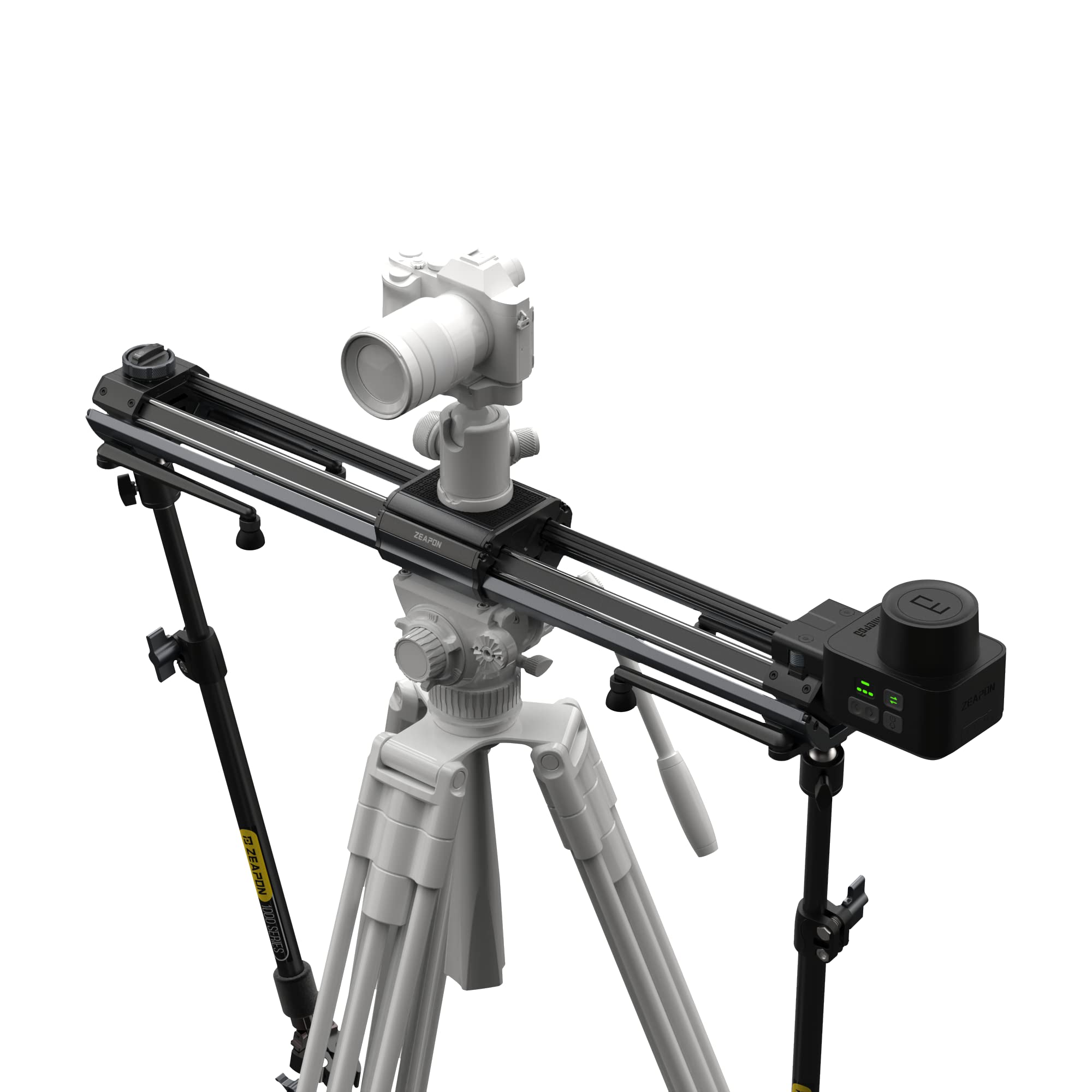 ZEAPON Micro3 E1000 – Slider Motorizzato Per DSLR Con Corsa 107 Cm, Carico 4,5-11,8 Kg E Damping Regolabile