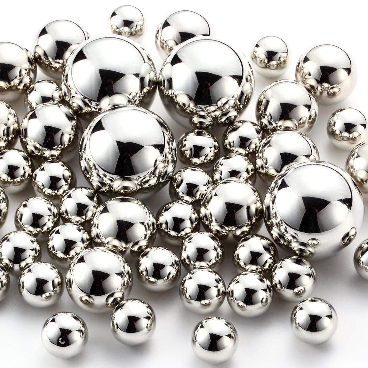 NOTCHIS 50PCS Silver Floating Pearls Beads for Vases, No Hole Highlight  Pearl Bead Vase Fillers for Centerpieces, 30mm, 20mm, and 14mm, DIY Weddings,  Anniversary, Birthday Party Centerpieces Silver 50 PCS