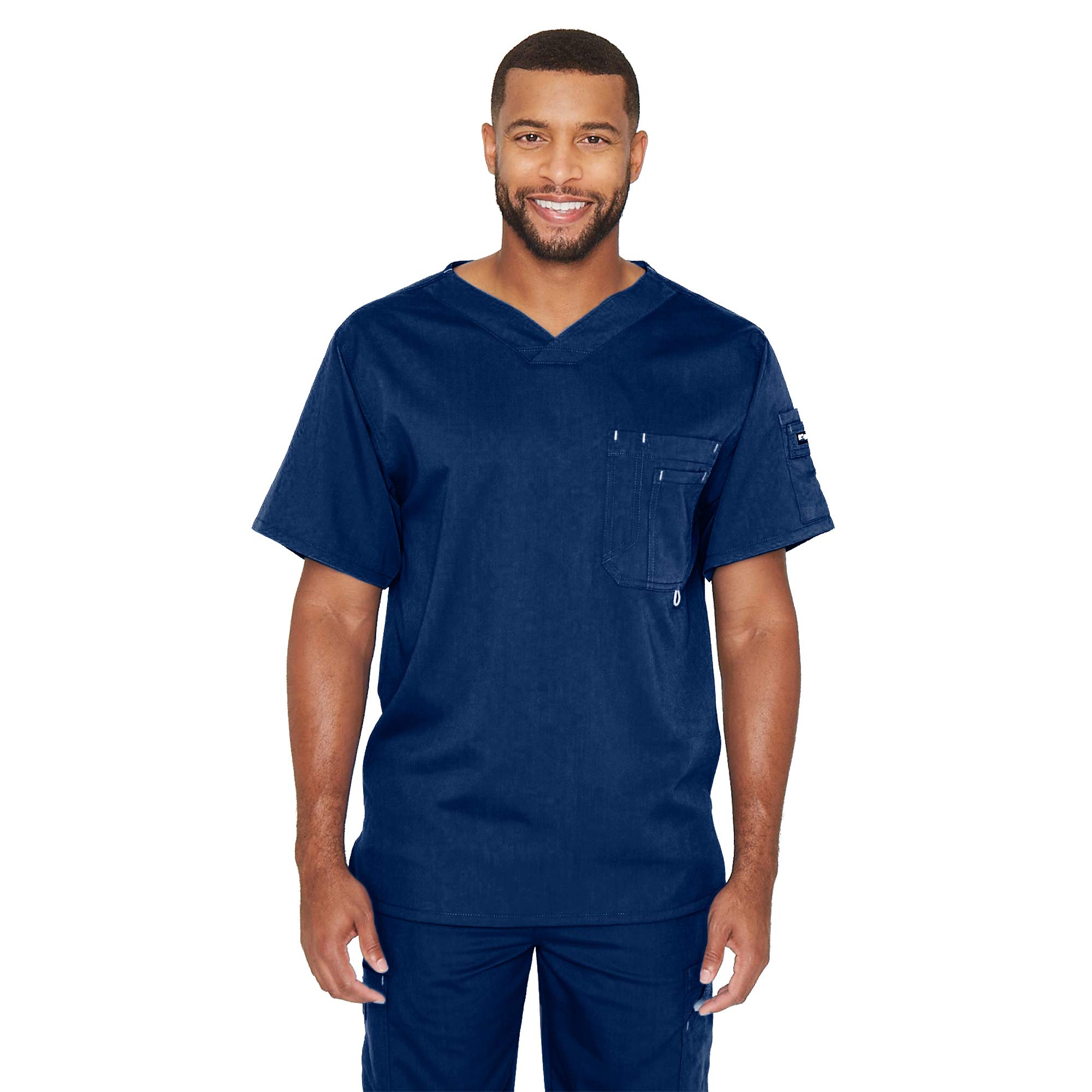 Medical Scrub Top, Navy