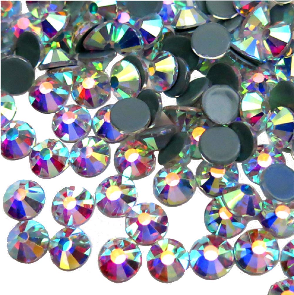 Beadsland Hotfix Rhinestones, 1440pcs Flatback Crystal Rhinestones