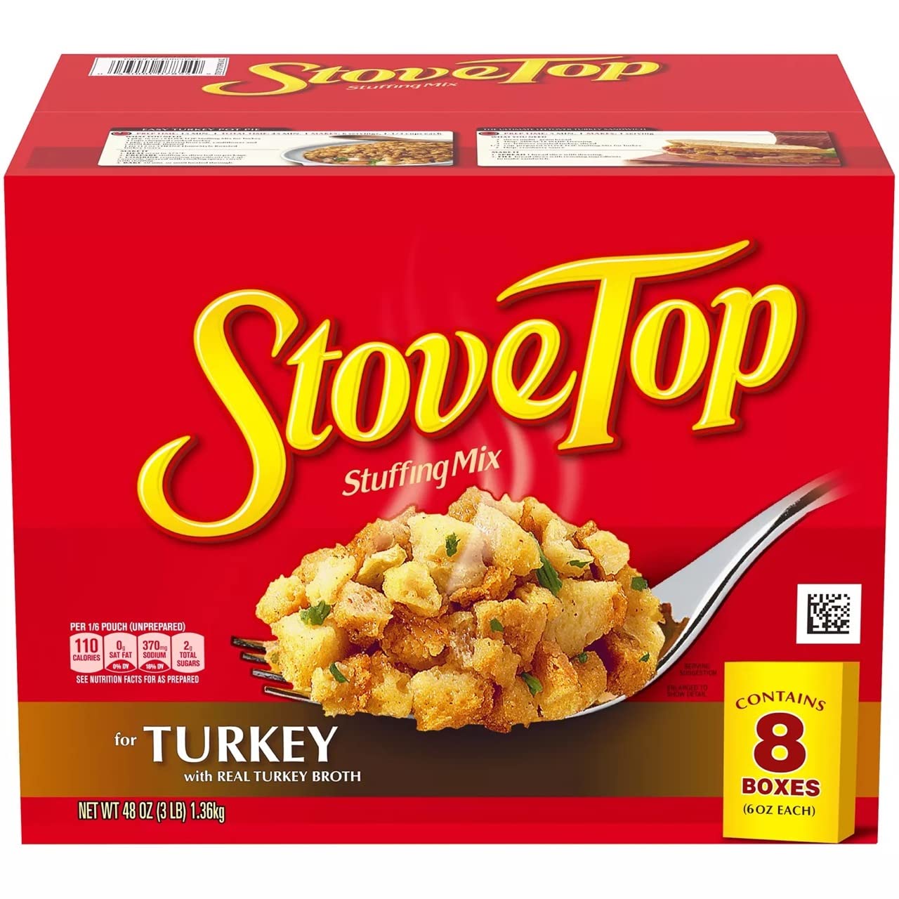 Stove Top Stuffing Mix for Turkey (6 oz. ea., 8 pk.)