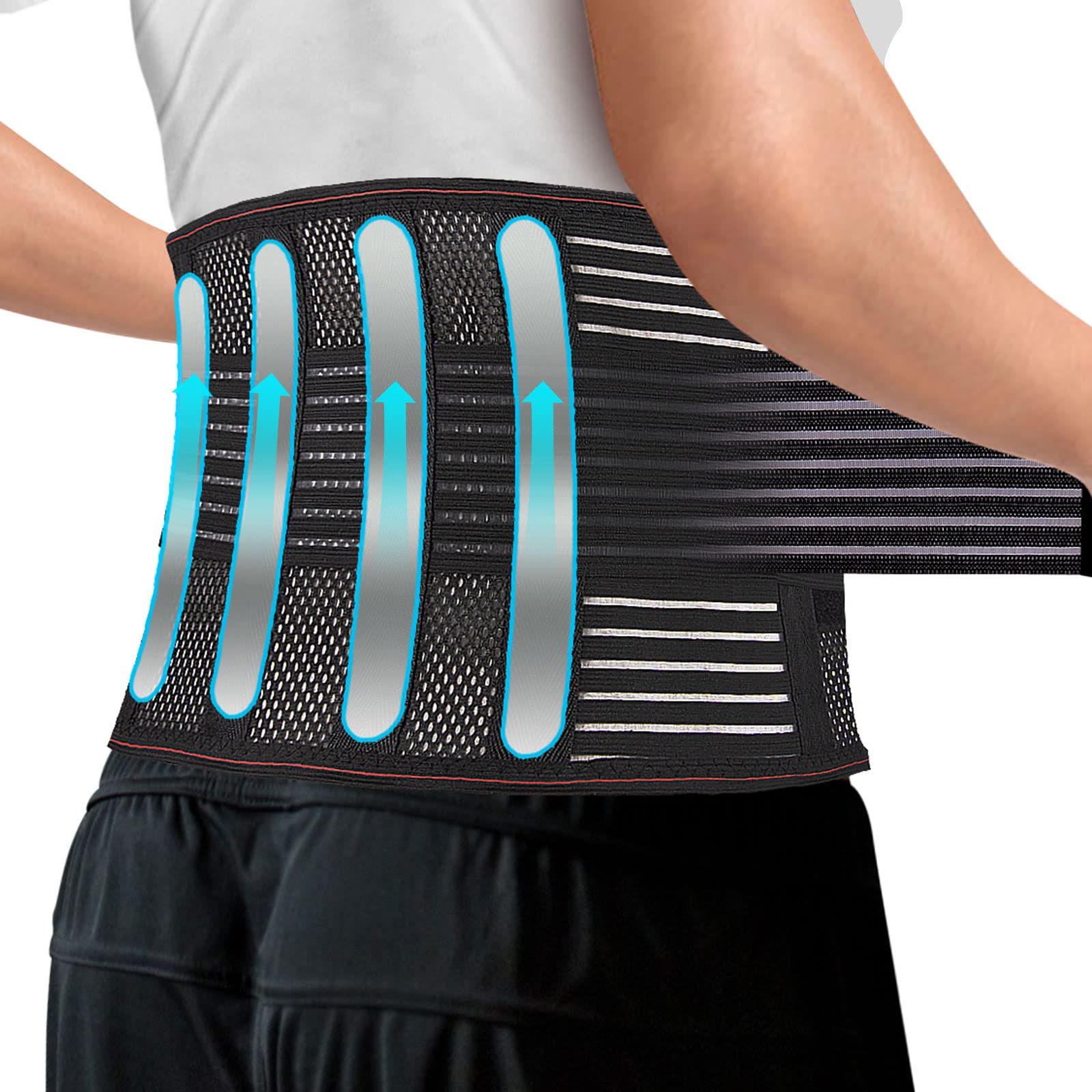 A+ Choice Lower Back Brace Support Belt - Lightweight Breathable
