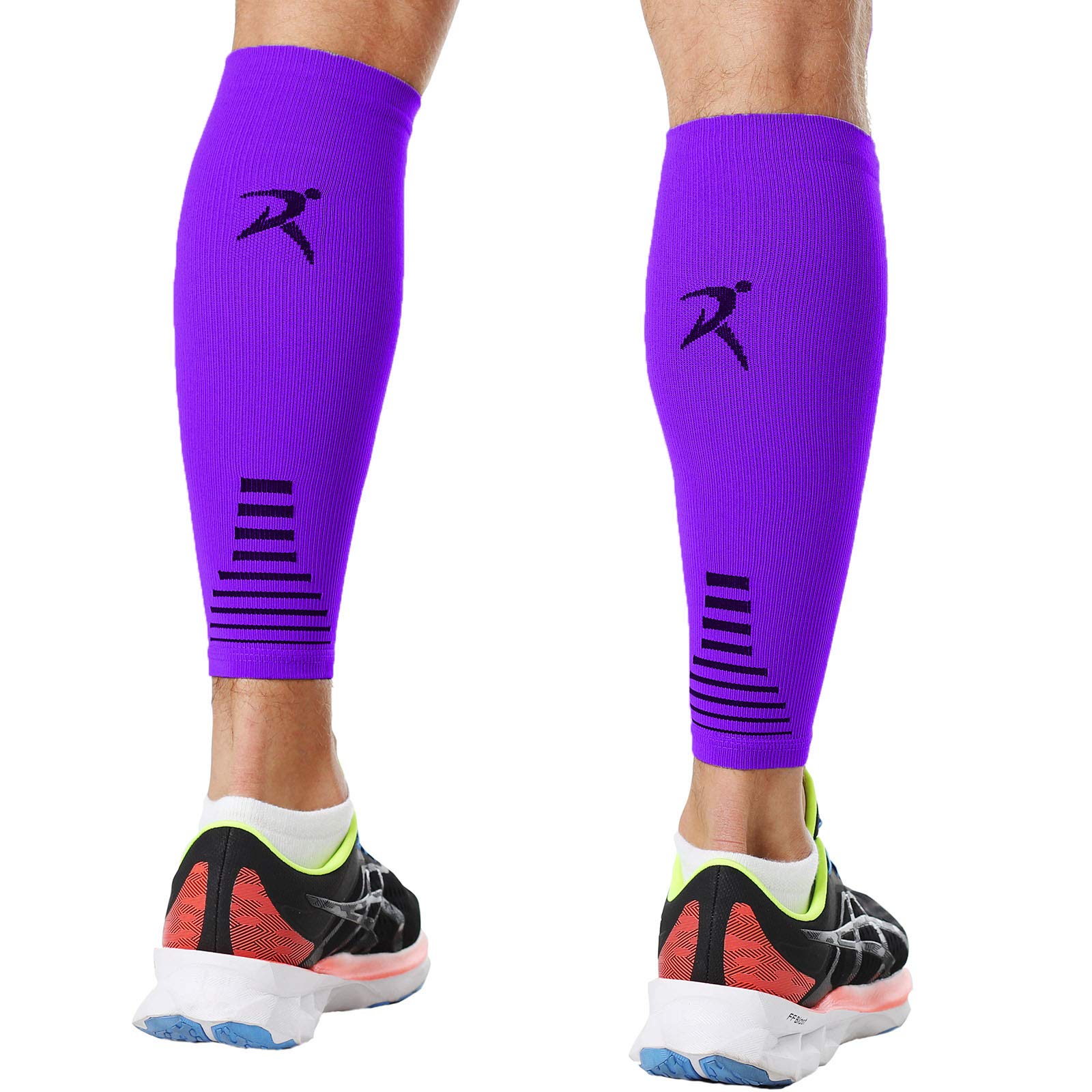 Rymora Leg Compression Sleeve Calf Support Orthopedic Brace Varicose Vein  Treatment for Legs Pain Relief and Blaned Footless Orthopedic Brace for  Fitness Shin Splints Purple Small One Pair Small Purple