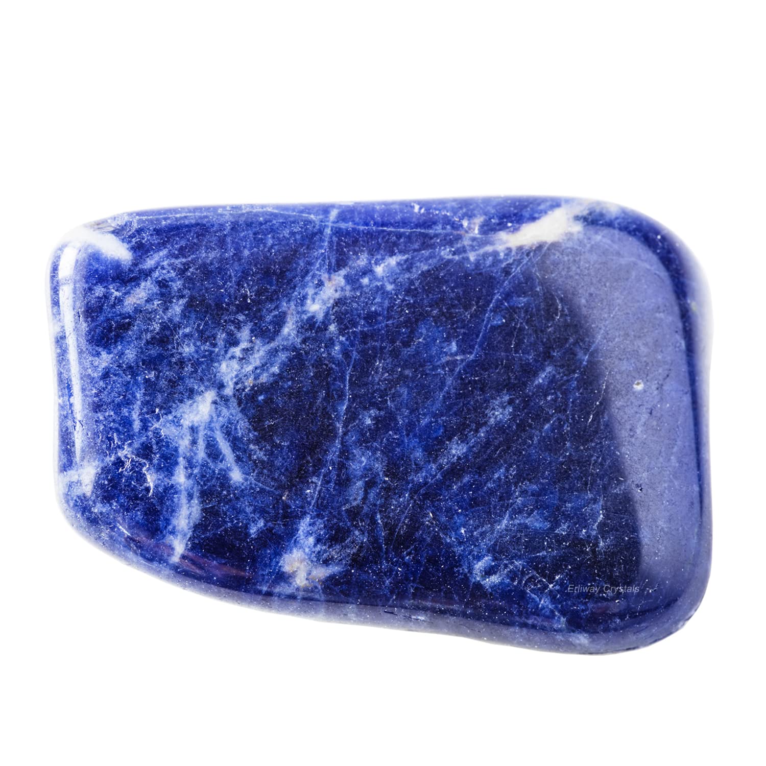 Sodalite Healing Crystal Stones 1.25-2.0 Large Reiki Healing Gemstones  Natural Tumbled Polished Stones for Energy Witchcraft Therapy Meditation
