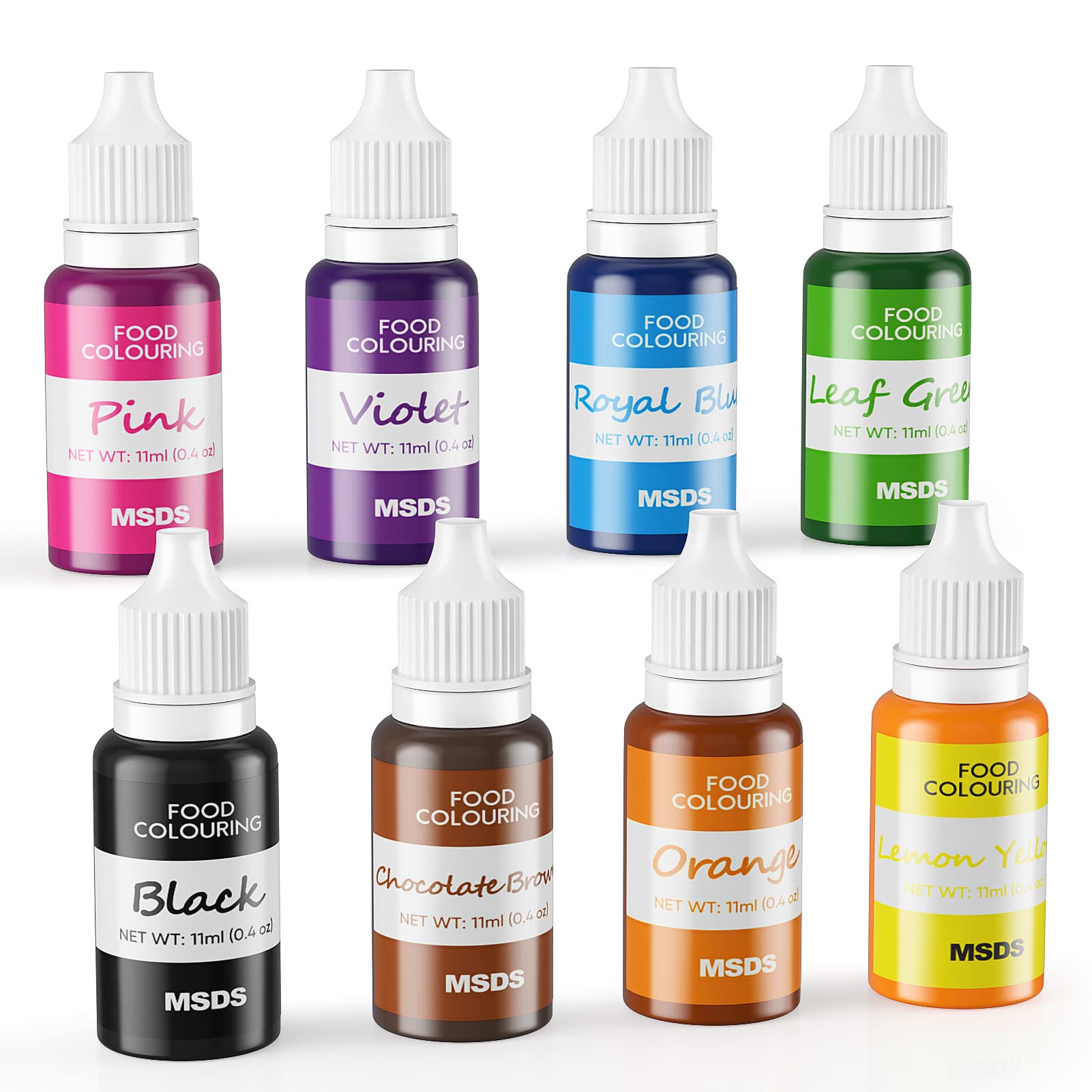 Food Coloring, ValueTalks 8 Colors Cake Food Coloring Liquid Vibrant