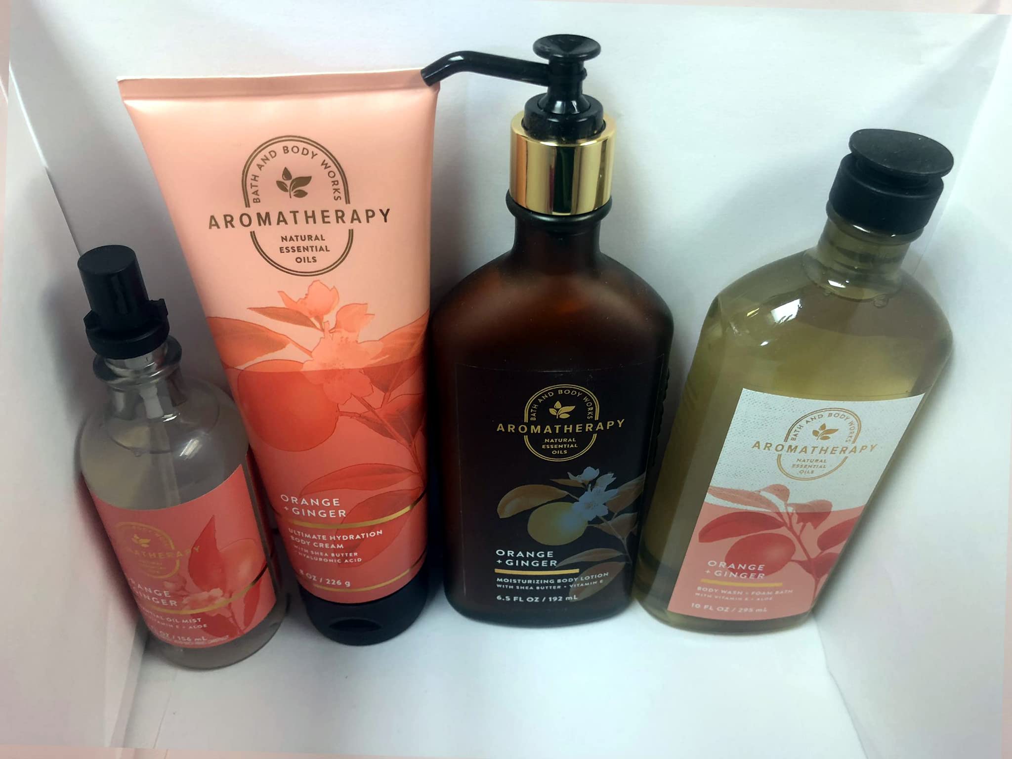 Bath and Body Works Aromatherapy Orange Ginger Deluxe Gift