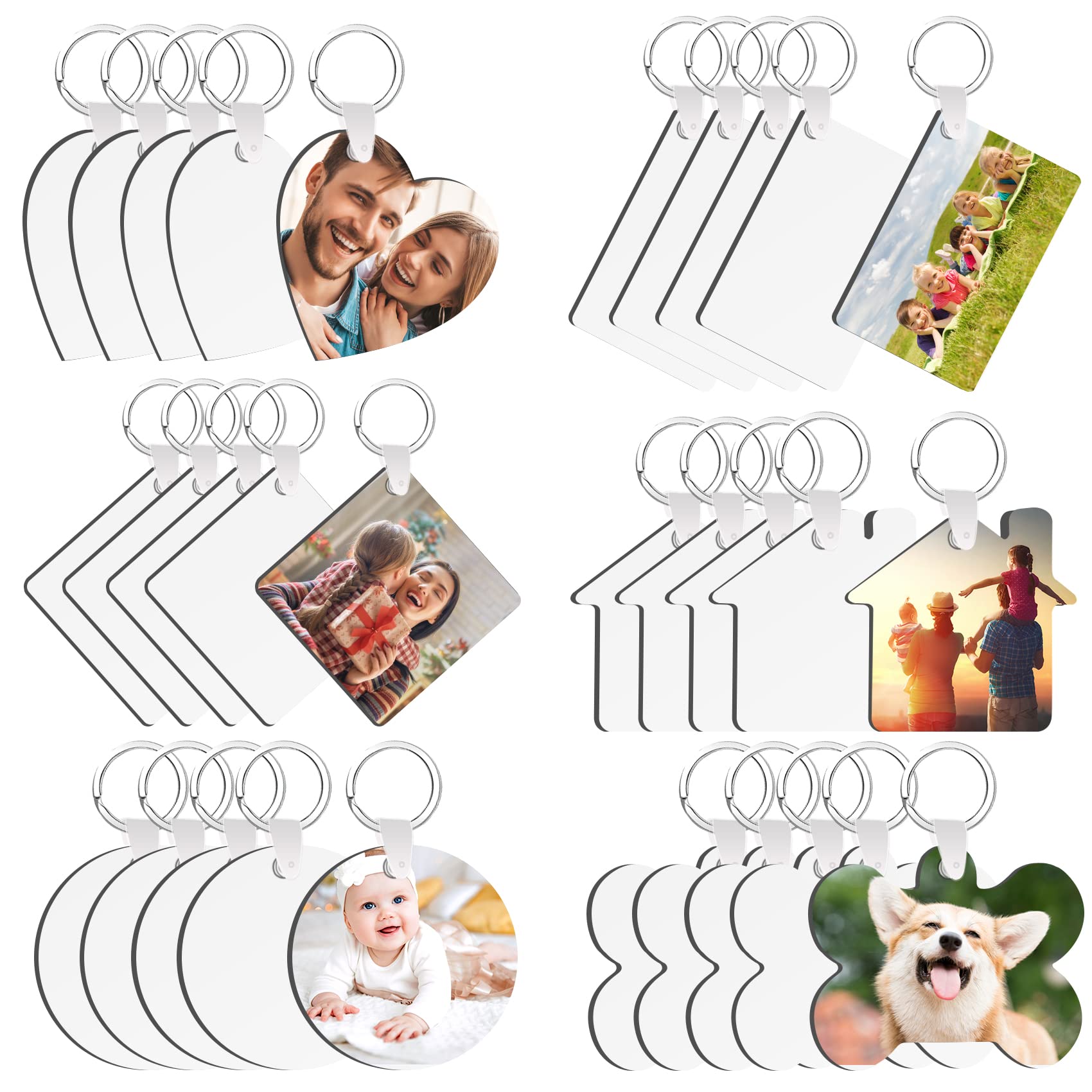 different types of key rings key