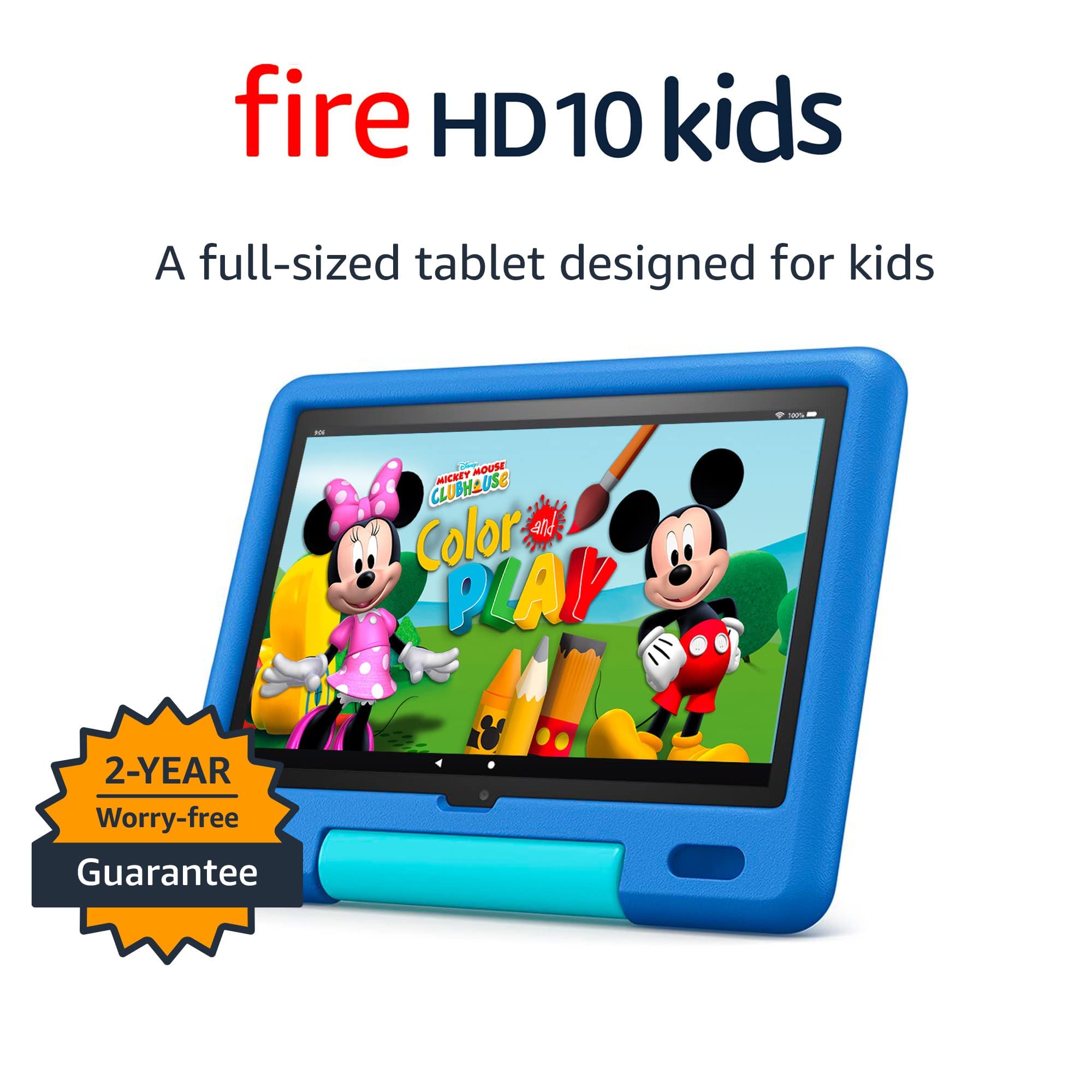 Fire HD 10 Kids tablet, ages 3-7. Top-selling 10 kids