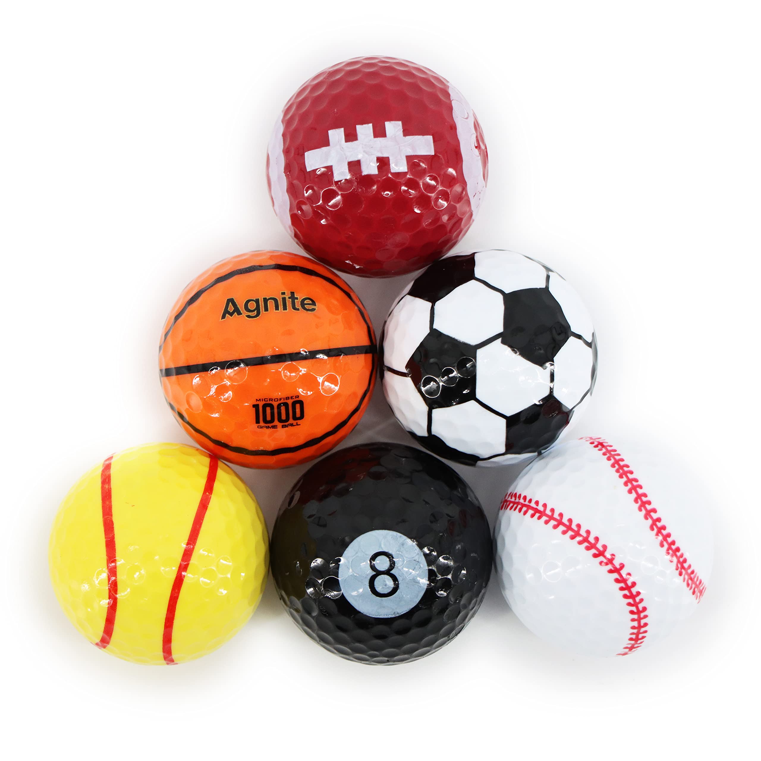 Funny Novelty Golf Balls 6Pack Golfer Novelty Golf Gift for All Golfers Fun Golf  Gifts for Men Dads Women Kids Golf Accessories