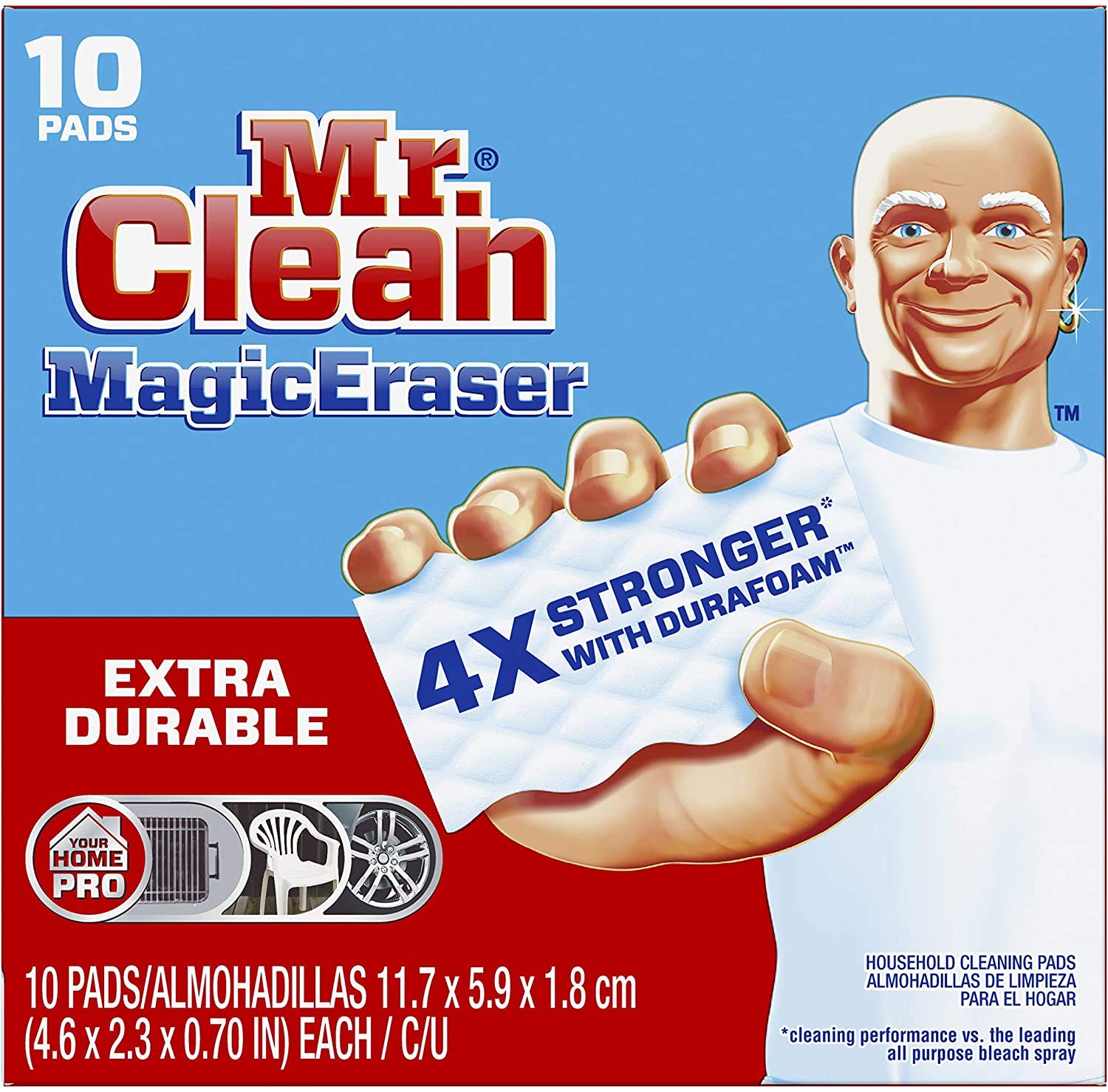Mr. Clean Magic Eraser, Extra Durable Pro Version, Shoe, Bathroom ...