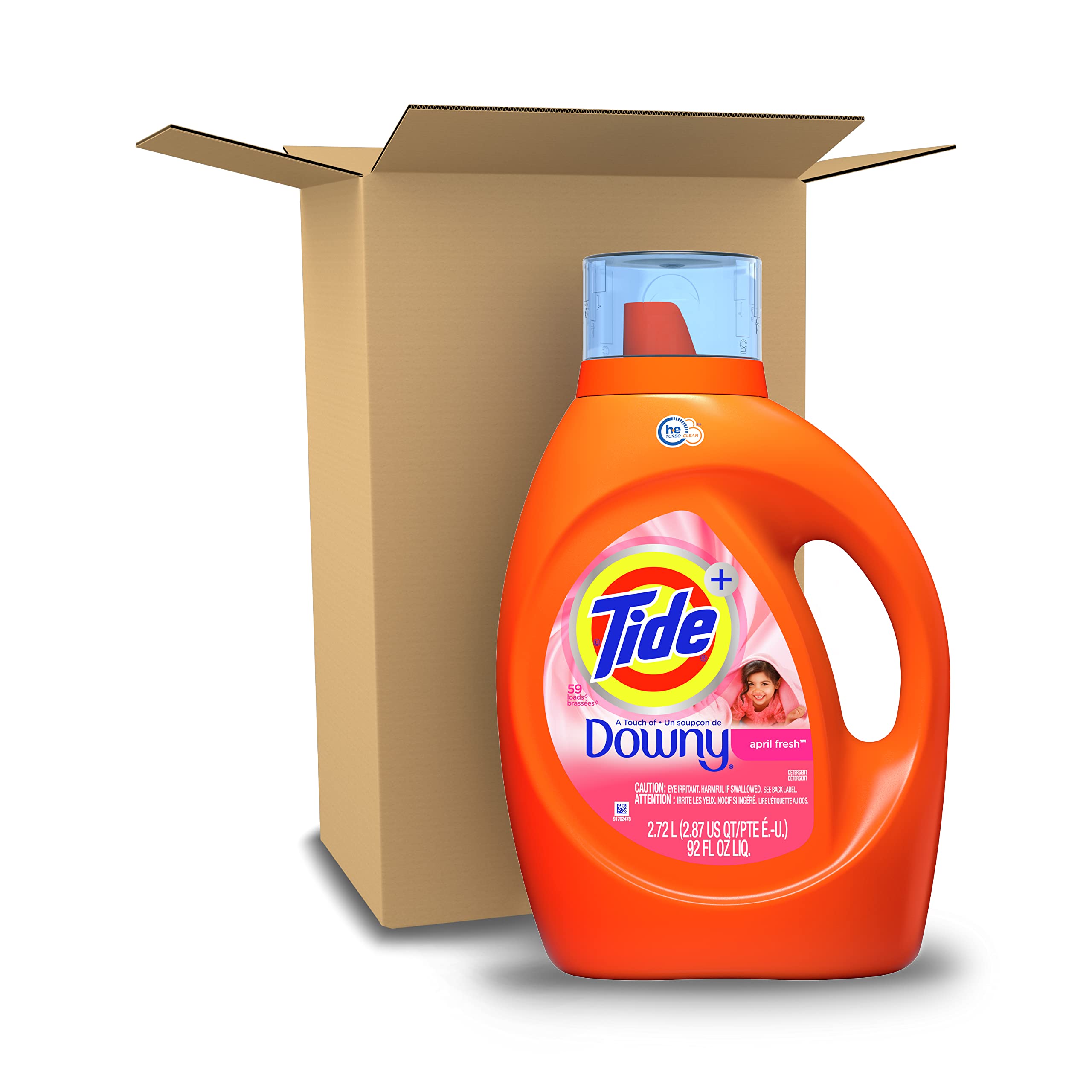 Tide Plus A Touch of Downy High Efficiency Laundry Detergent