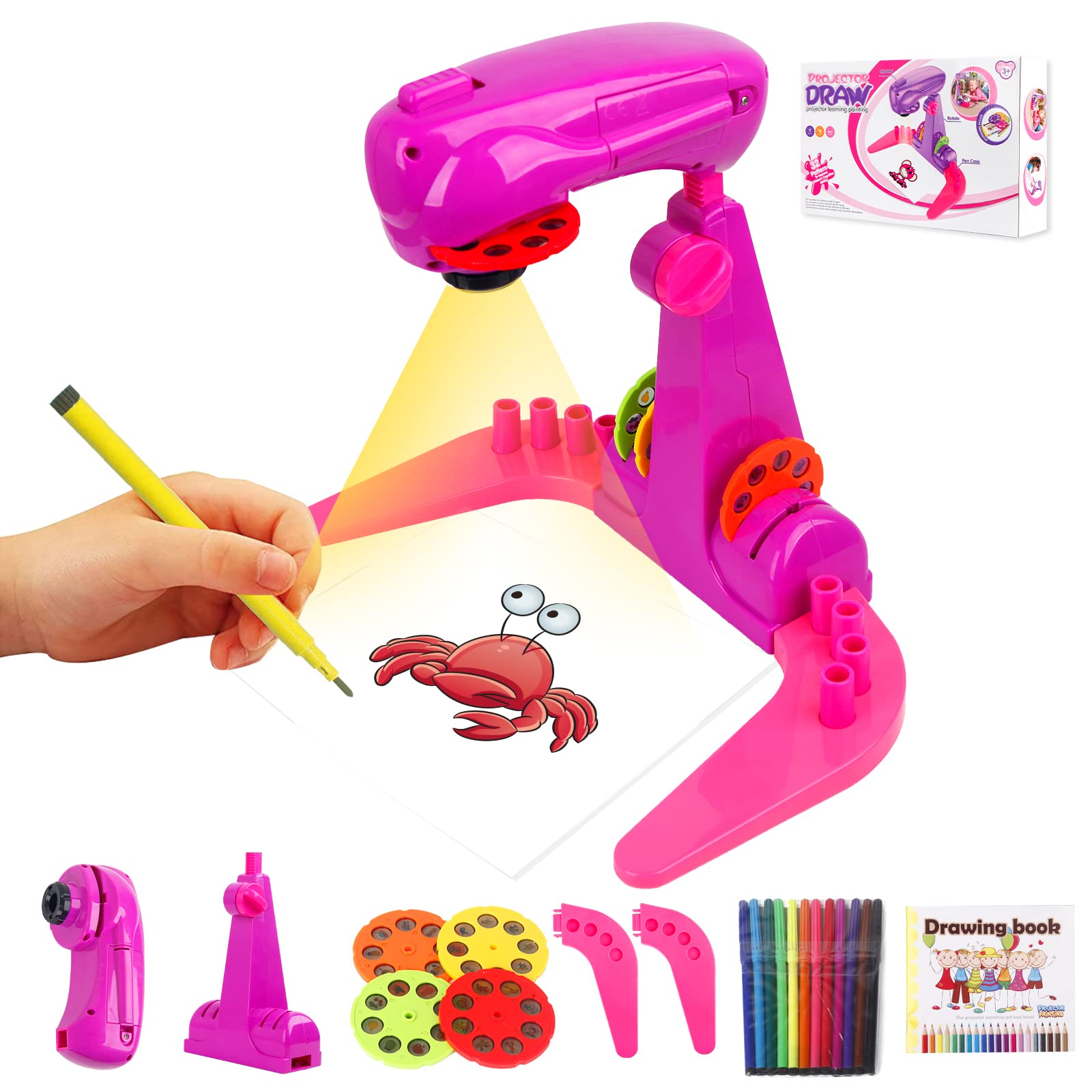 Drawing Projector,Arts and Crafts for Kids,Include Drawing