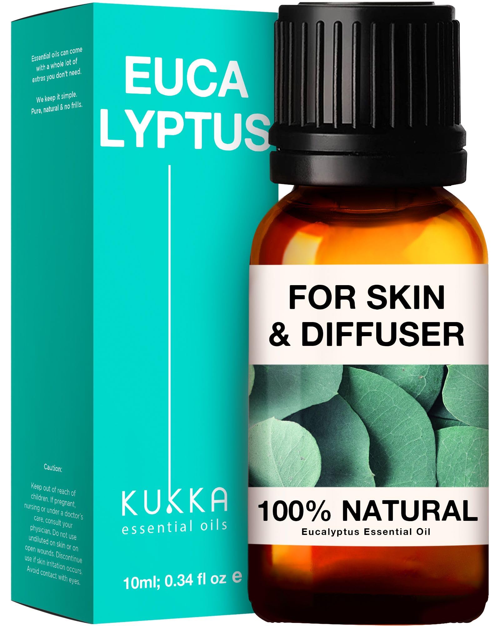 Kukka Eucalyptus Essential Oil for Congestion Relief and Headaches