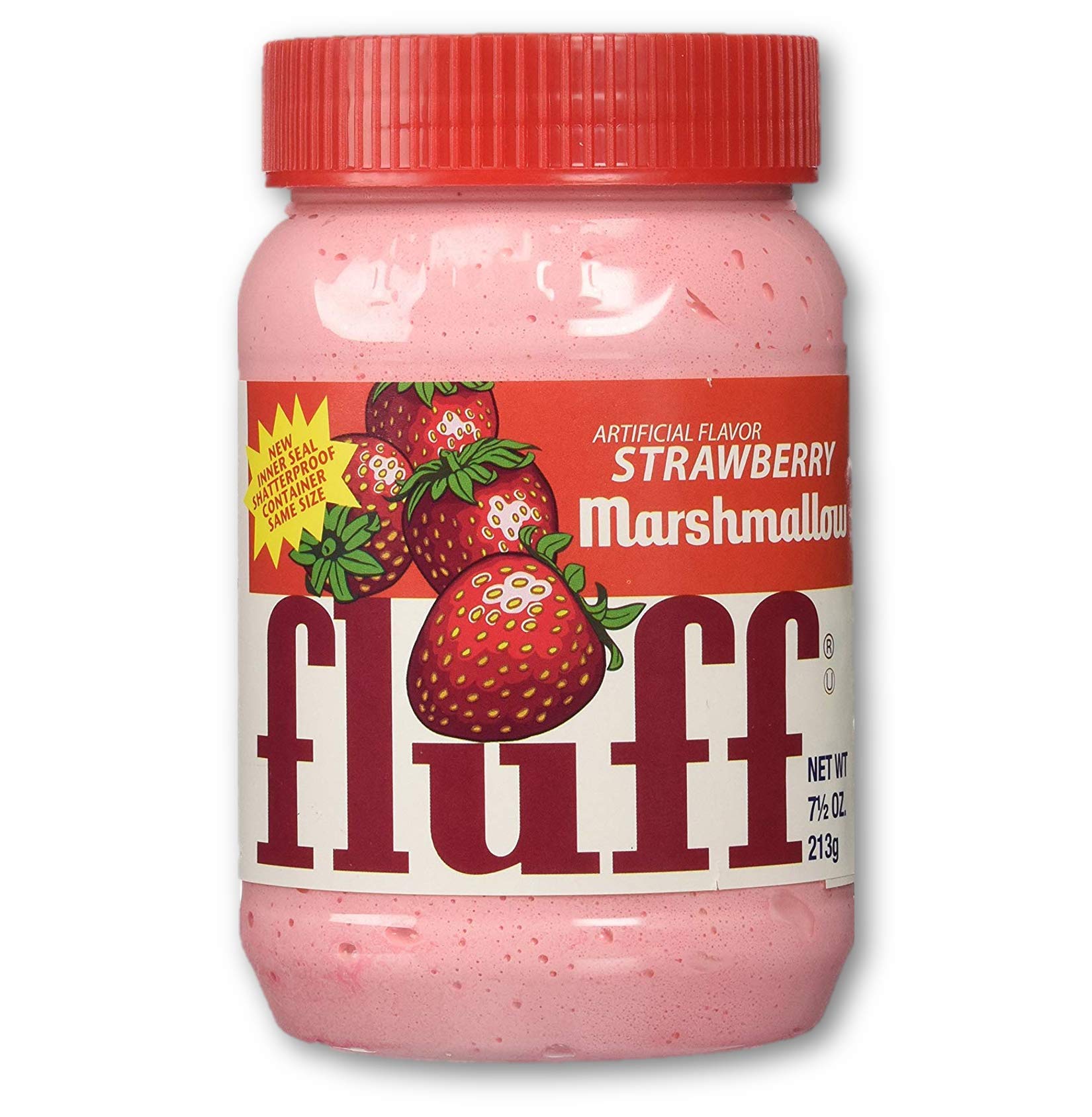 Tip: Marshmallow fluff only has 40 calories and 6g sugar/2tbsp (much less  than most jellies) is made with only 4 ingredients, and taste much better  imo. 2tbsp pb, 2tbsp fluff, 2 rice