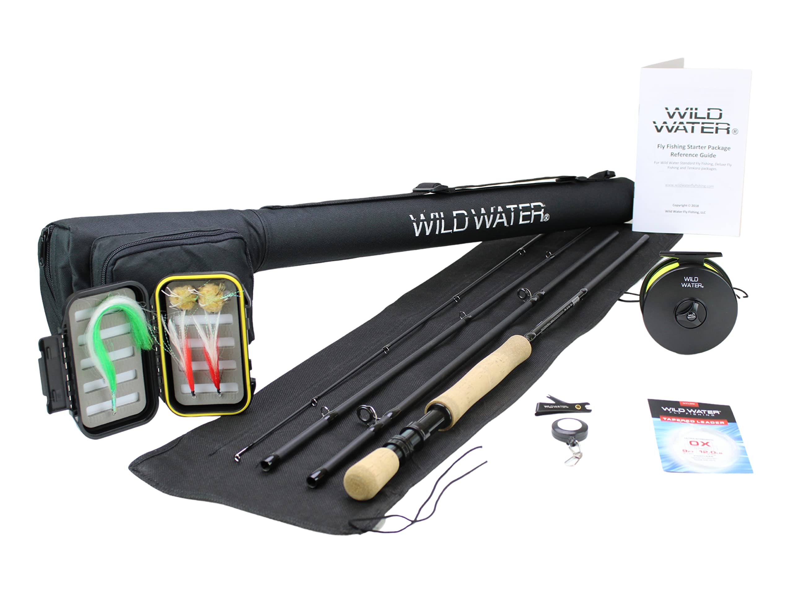 Wild Water Fly Fishing 9 Foot, 4-Piece, 7/8 Weight Fly Rod