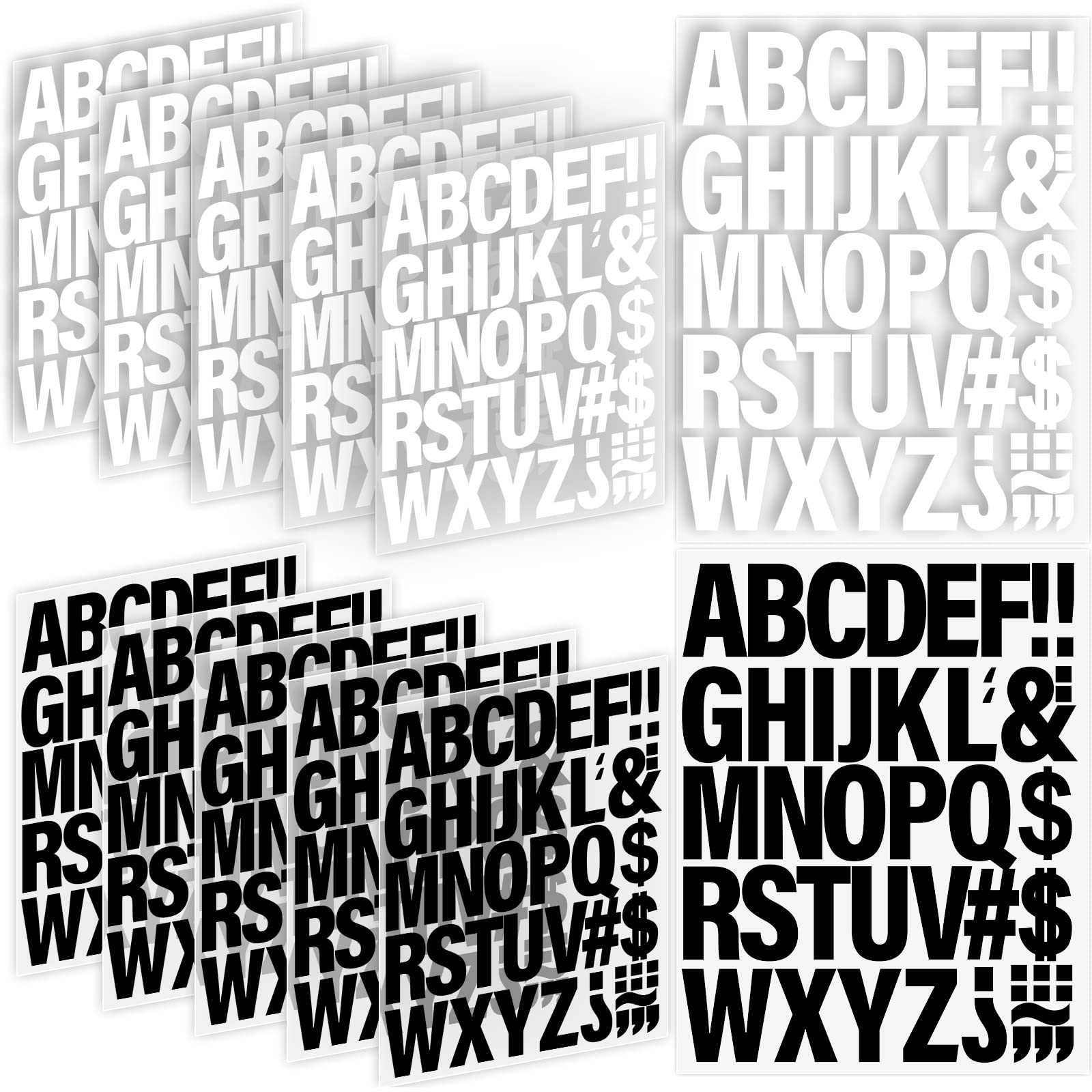 10 Sheets 440 Pieces Iron on Letters, 2 Inch Iron on Vinyl Letters for  Clothing, Heat Transfer Letters with A-Z PU Alphabets Sticker, Iron on  Letters for Fabric, Clothing T-Shirt Printing DIY