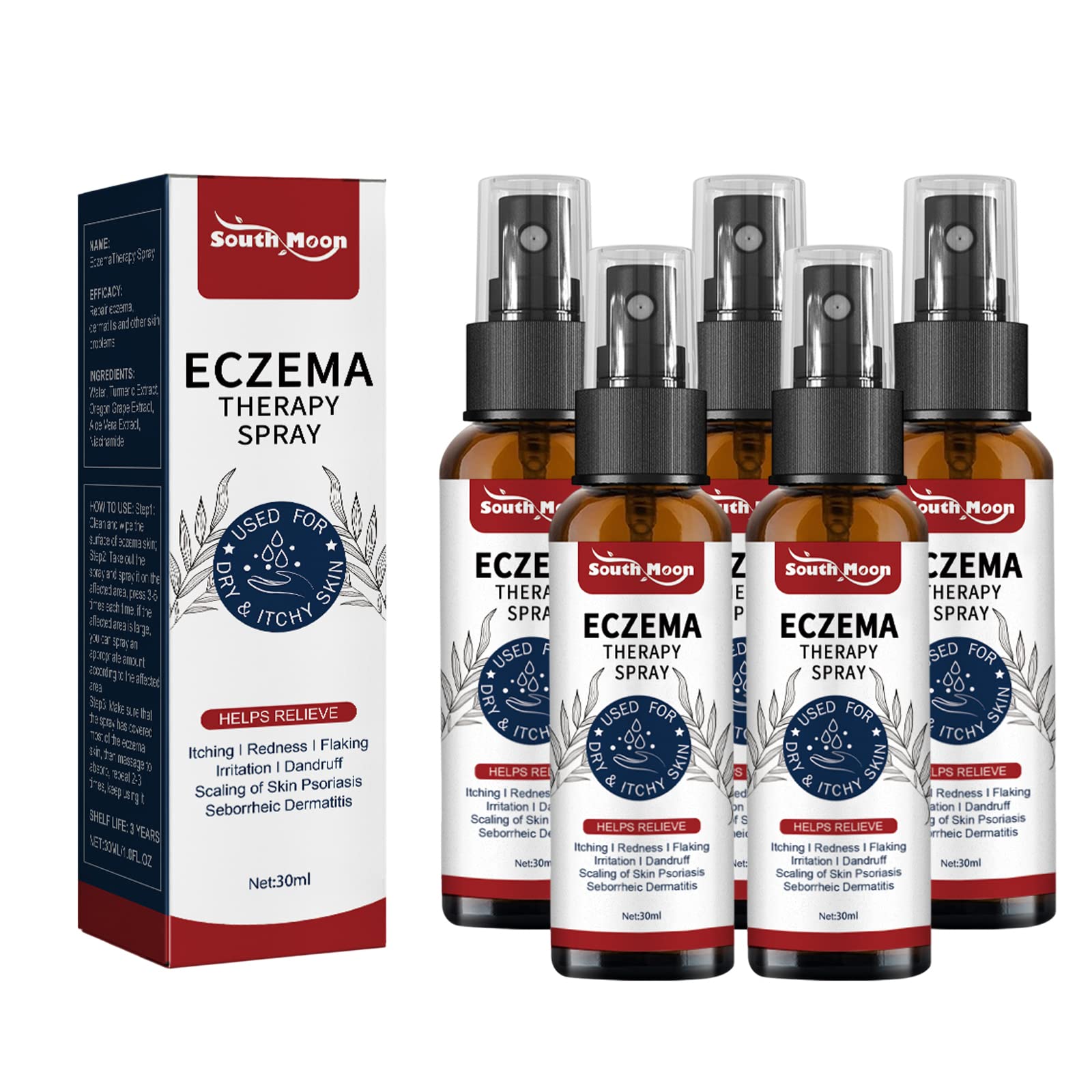 BOSSIK 2023 New Eczema Therapy Spray Natural Eczema Therapy Spray for